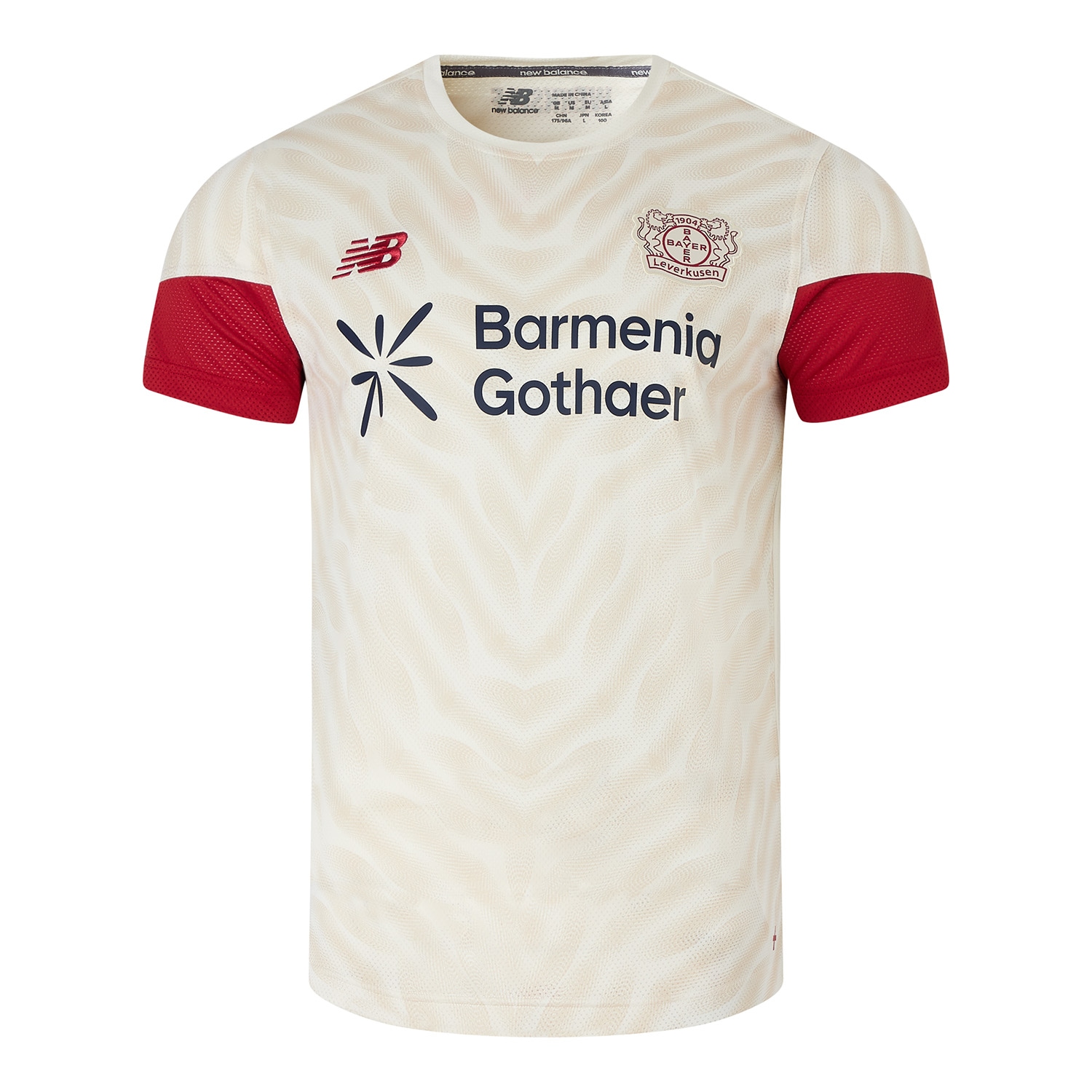 Image of New Balance Trainingsshirt "BAYER 04 LEVERKUSEN MATCH JERSEY" für Erwachsene, Kurzarmdesign, schnell trocknend, atmungsaktiv