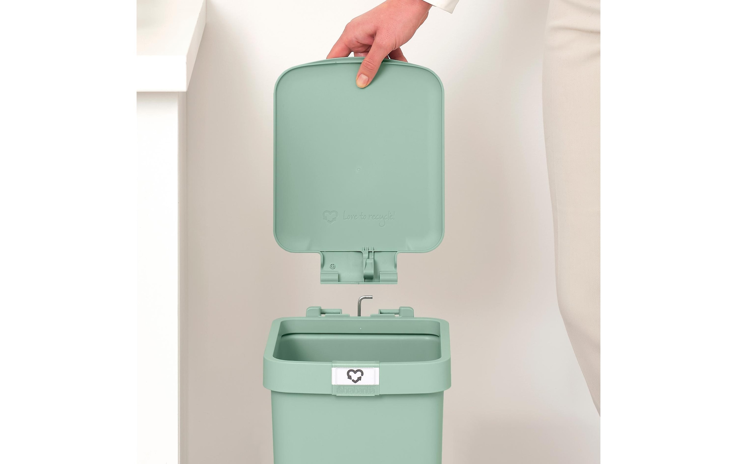 Brabantia Mülleimer »StepUp 10 l«, 1 Behälter