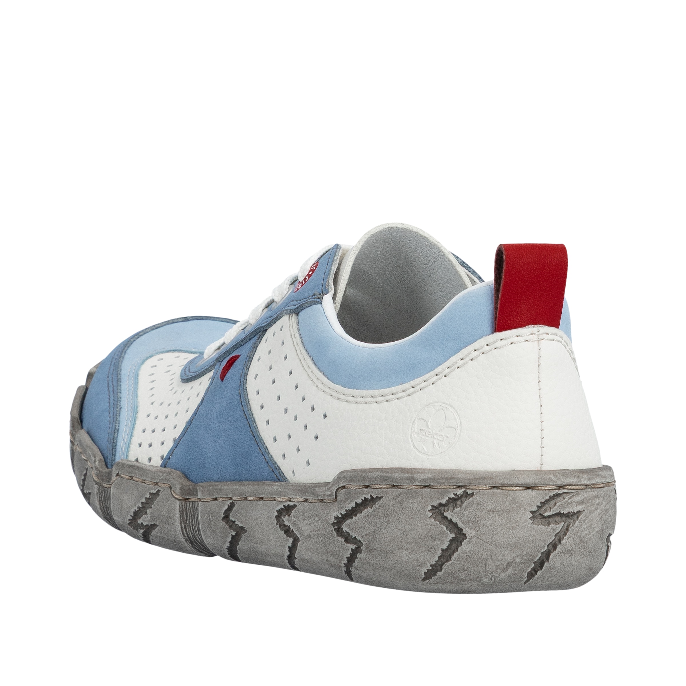 Rieker Sneakers  chaussure à lacets, chaussure basse, sneaker décontracté avec perforations