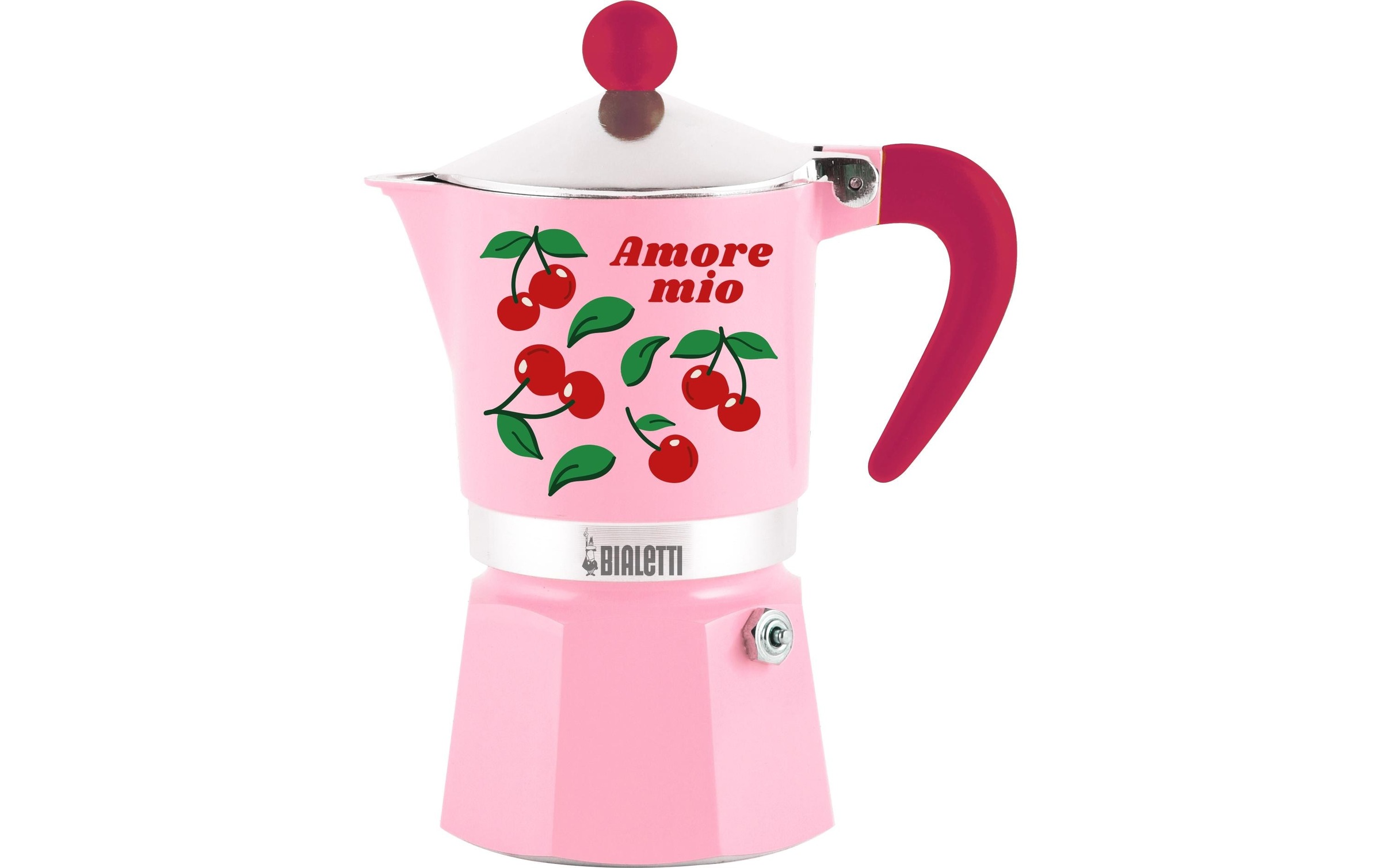 Image of BIALETTI Espressokocher "Moka Rainbow Cherries Für 3 Tassen"