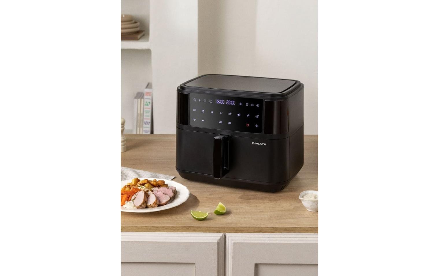 Heissluftfritteuse »Create Fryer Air Dual 10 l«