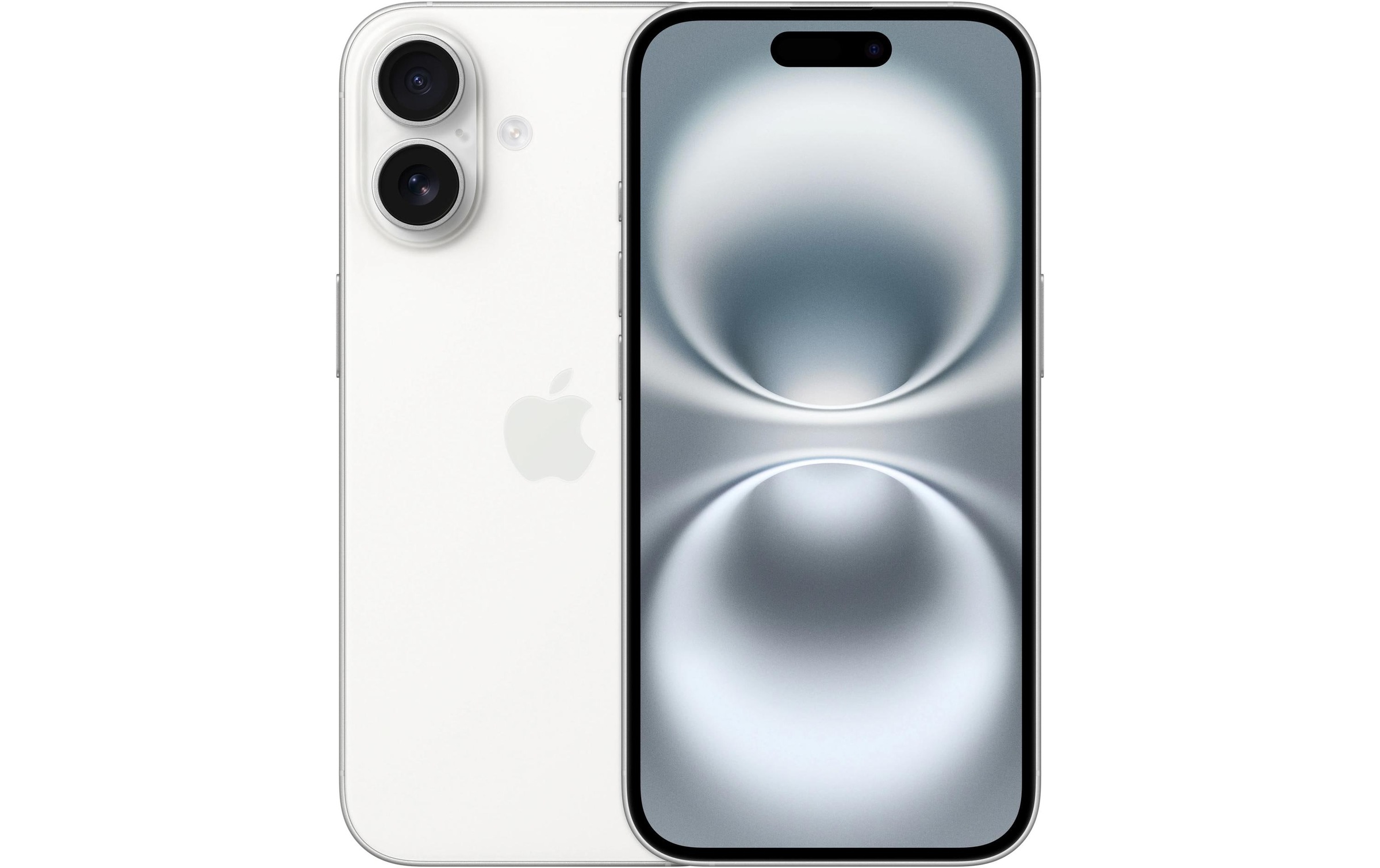 Apple Smartphone »iPhone 16 Schwarz DEP«, weiss, MYE93QL/A