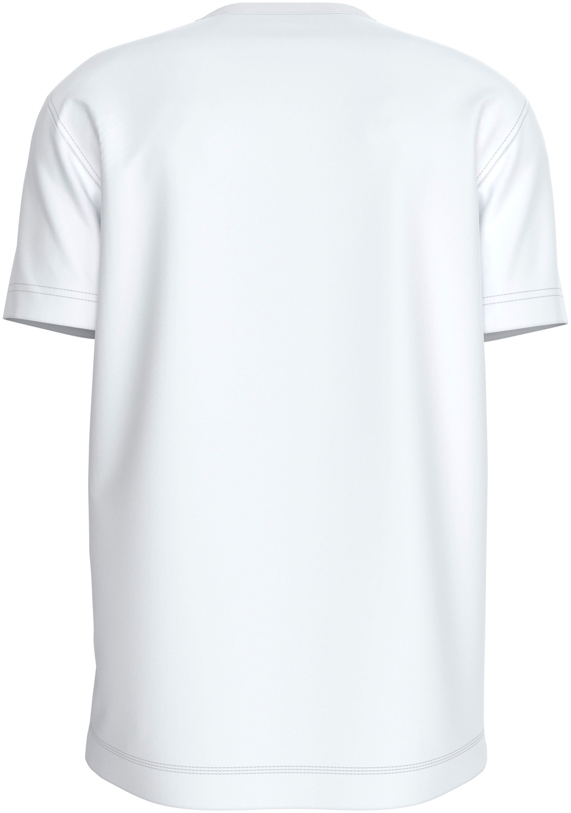 Calvin Klein Jeans Rundhalsshirt »WOVEN LABEL REGULAR TEE«, Logostickerei