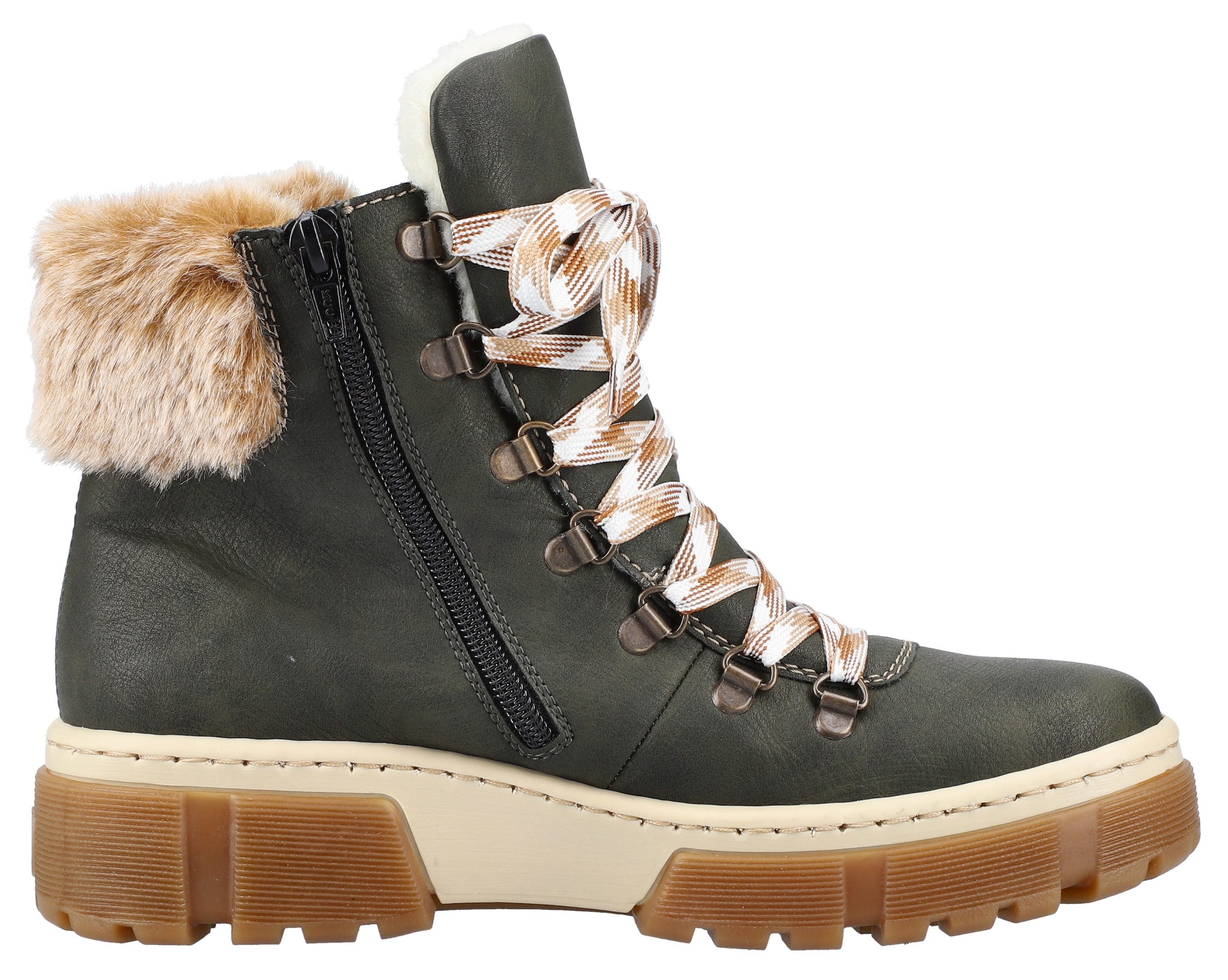 Rieker Winterboots, mit gestepptem Schaftrand