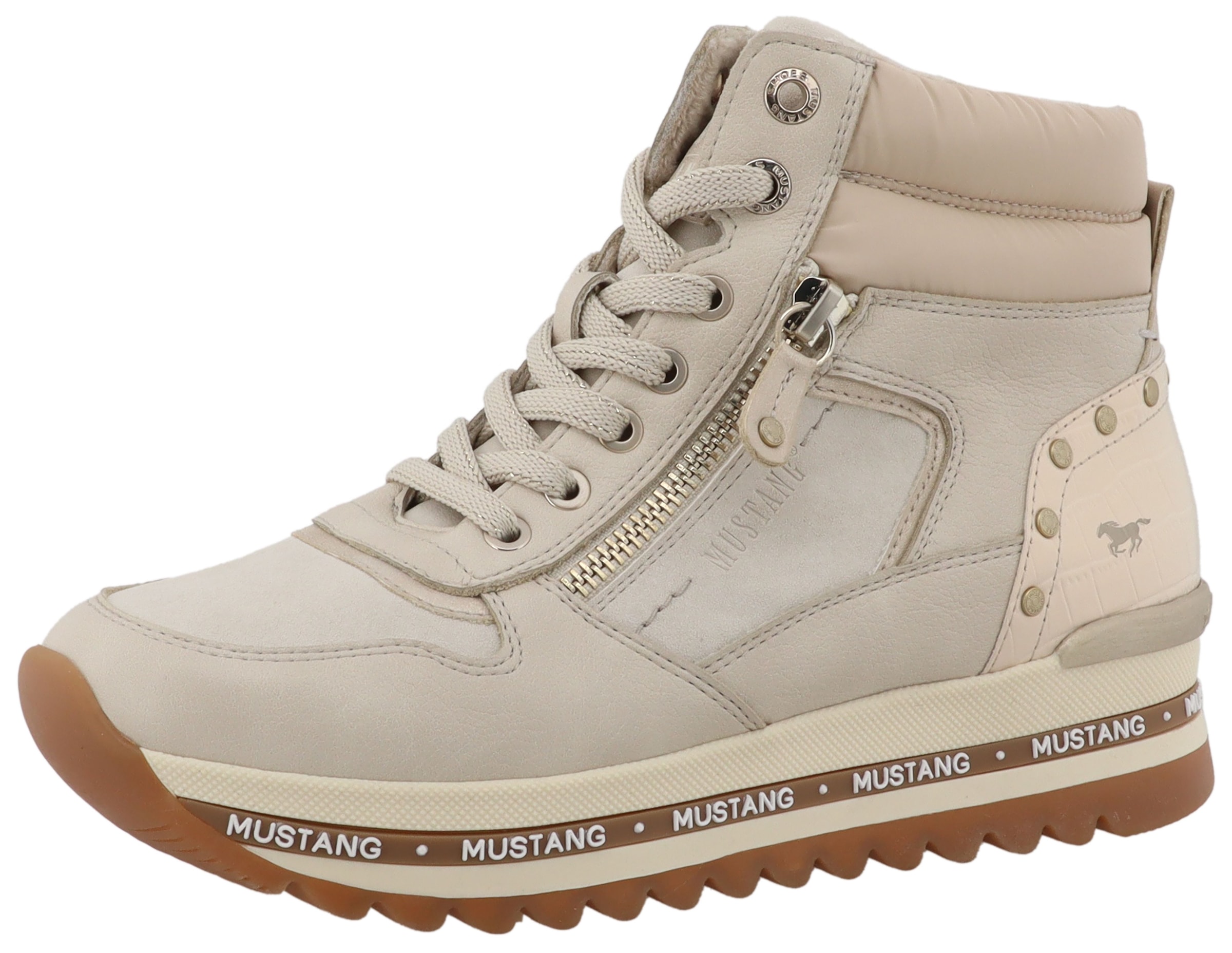 Image of Mustang Shoes Winterboots "Urbana" Plateausneaker, Winterboots mit wärmendem Textilfutter