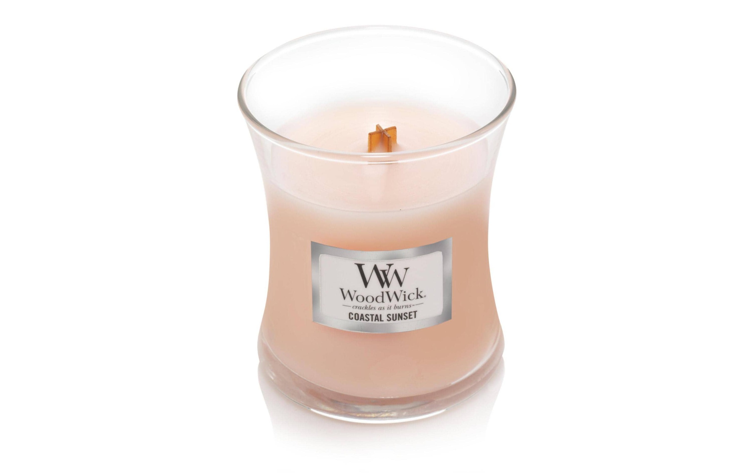 Image of Woodwick Duftkerze "Coastal Sunset Mini Jar"