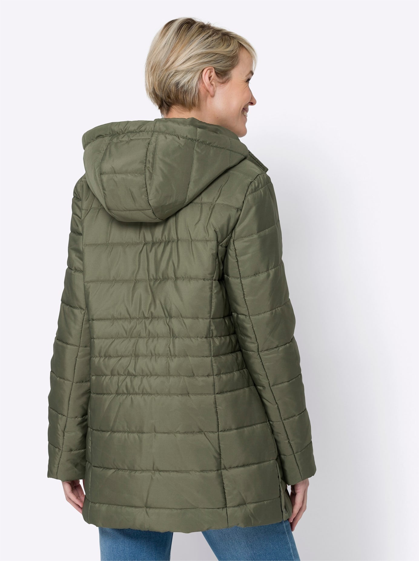 Classic Basics Steppjacke mit Kapuze