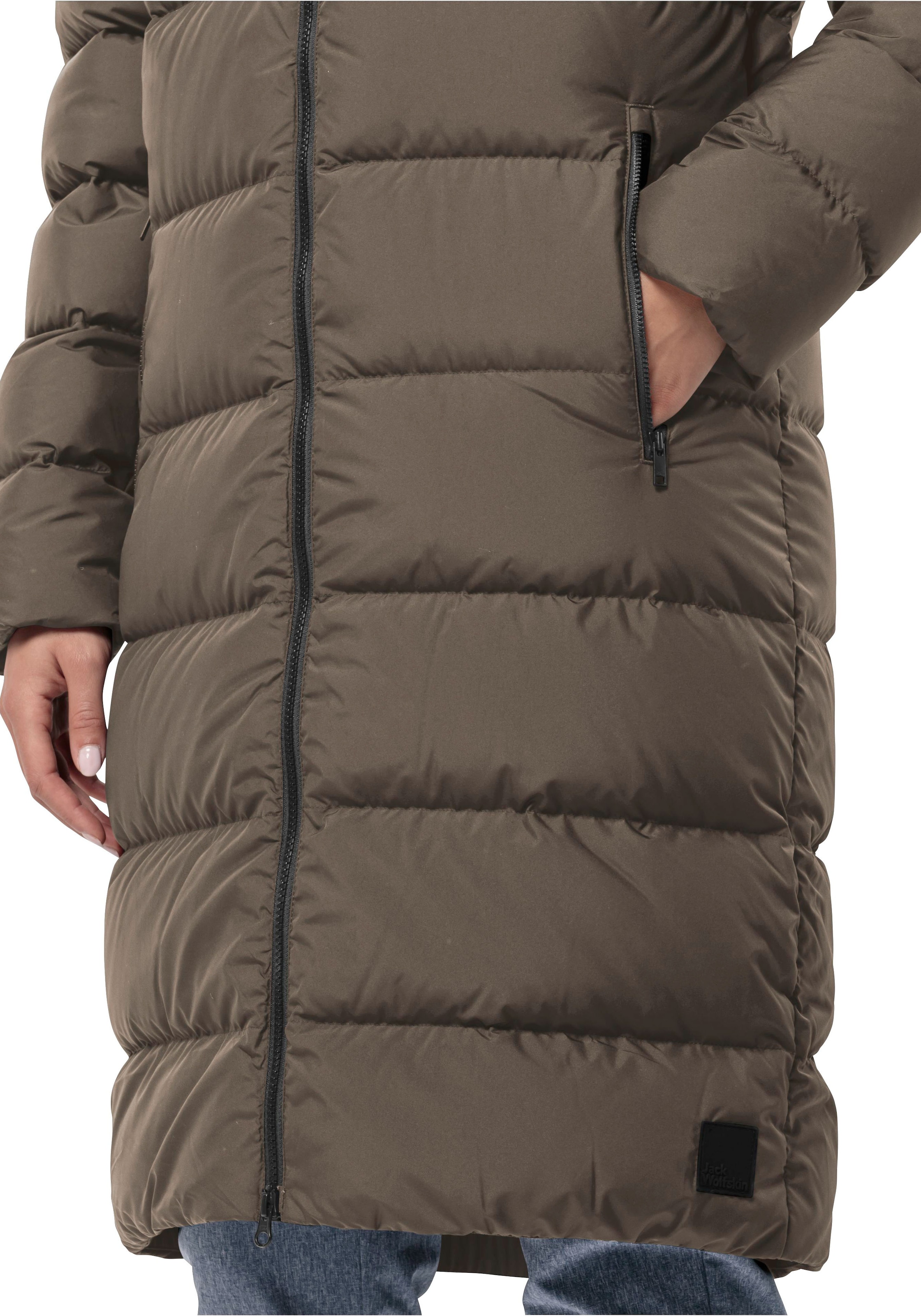 Jack Wolfskin Daunenmantel »FROZEN PALACE COAT W«, mit Kapuze