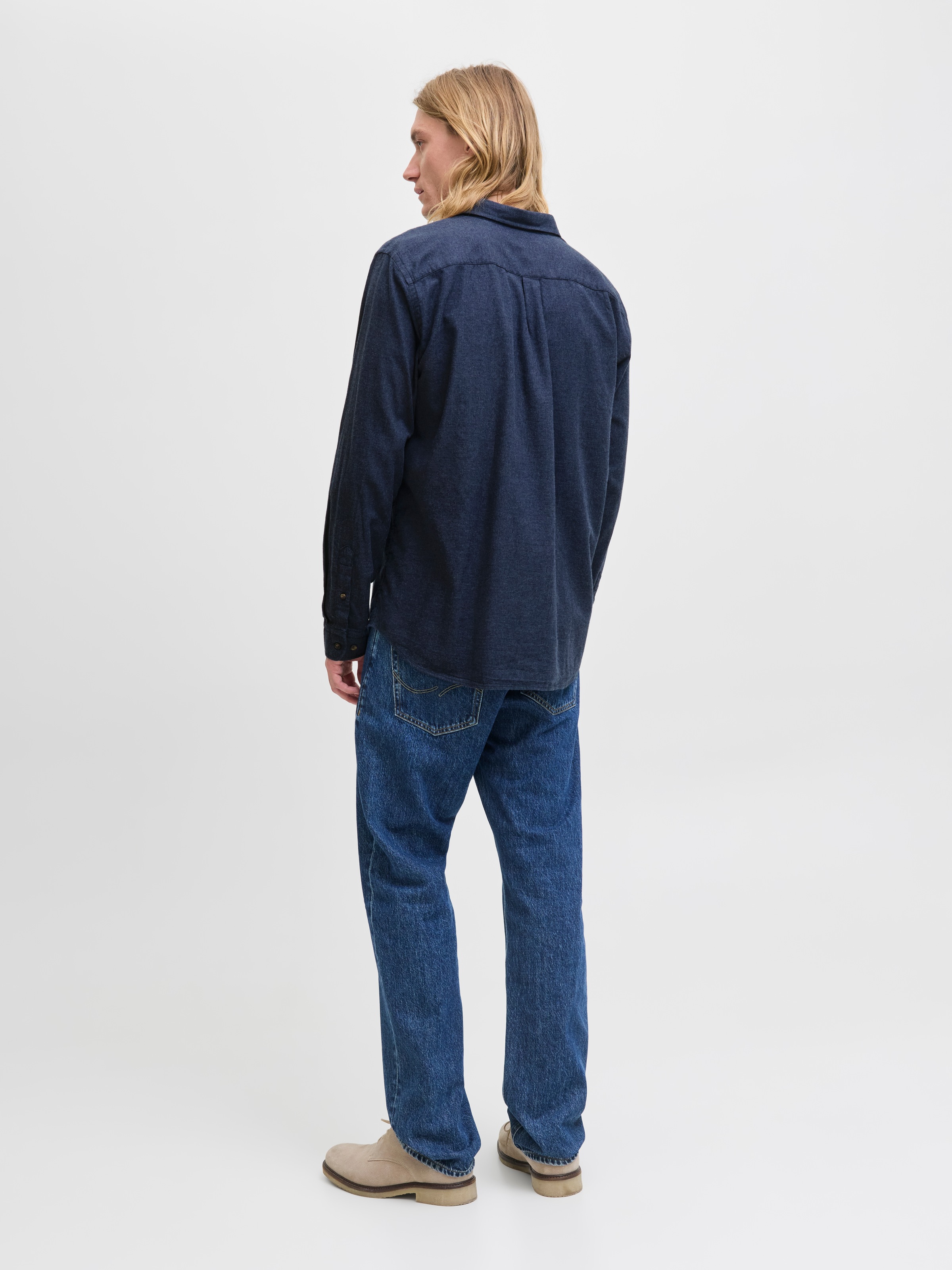 Jack & Jones Langarmhemd »JJECLASSIC MELANGE SHIRT L/S NOOS«