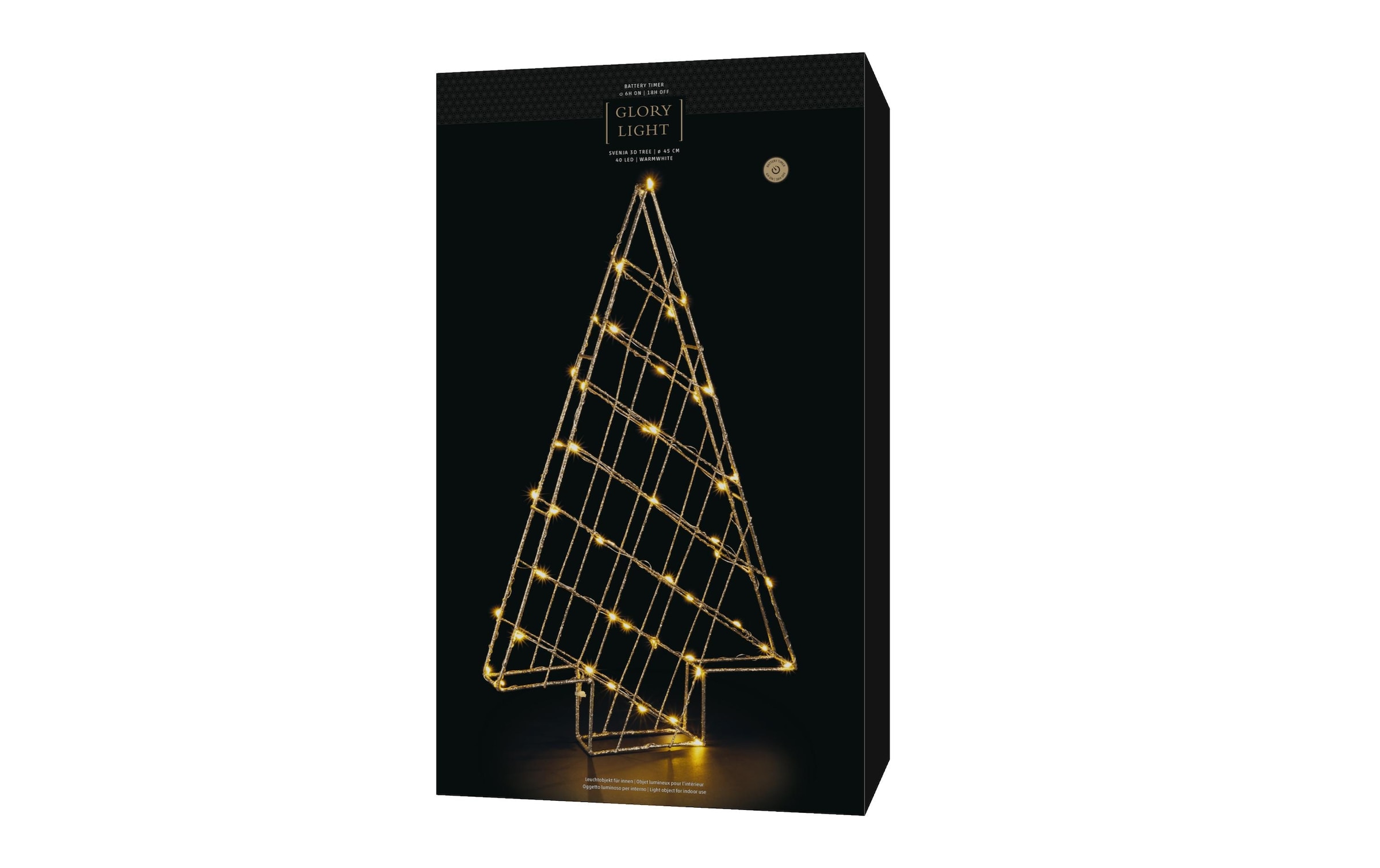 STT LED Dekofigur »Fensterhänger Svenja Star 3D Tree«