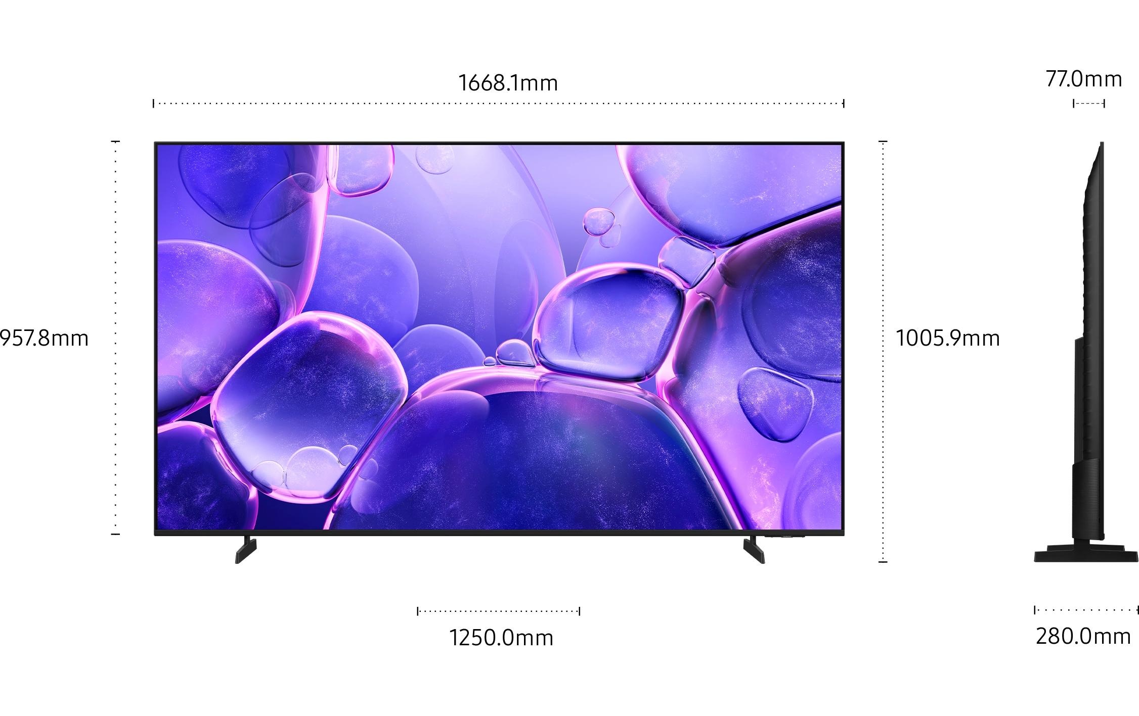Samsung LCD-LED Fernseher »UE75U8000F« 189 cm/75 ″ Smart-TV