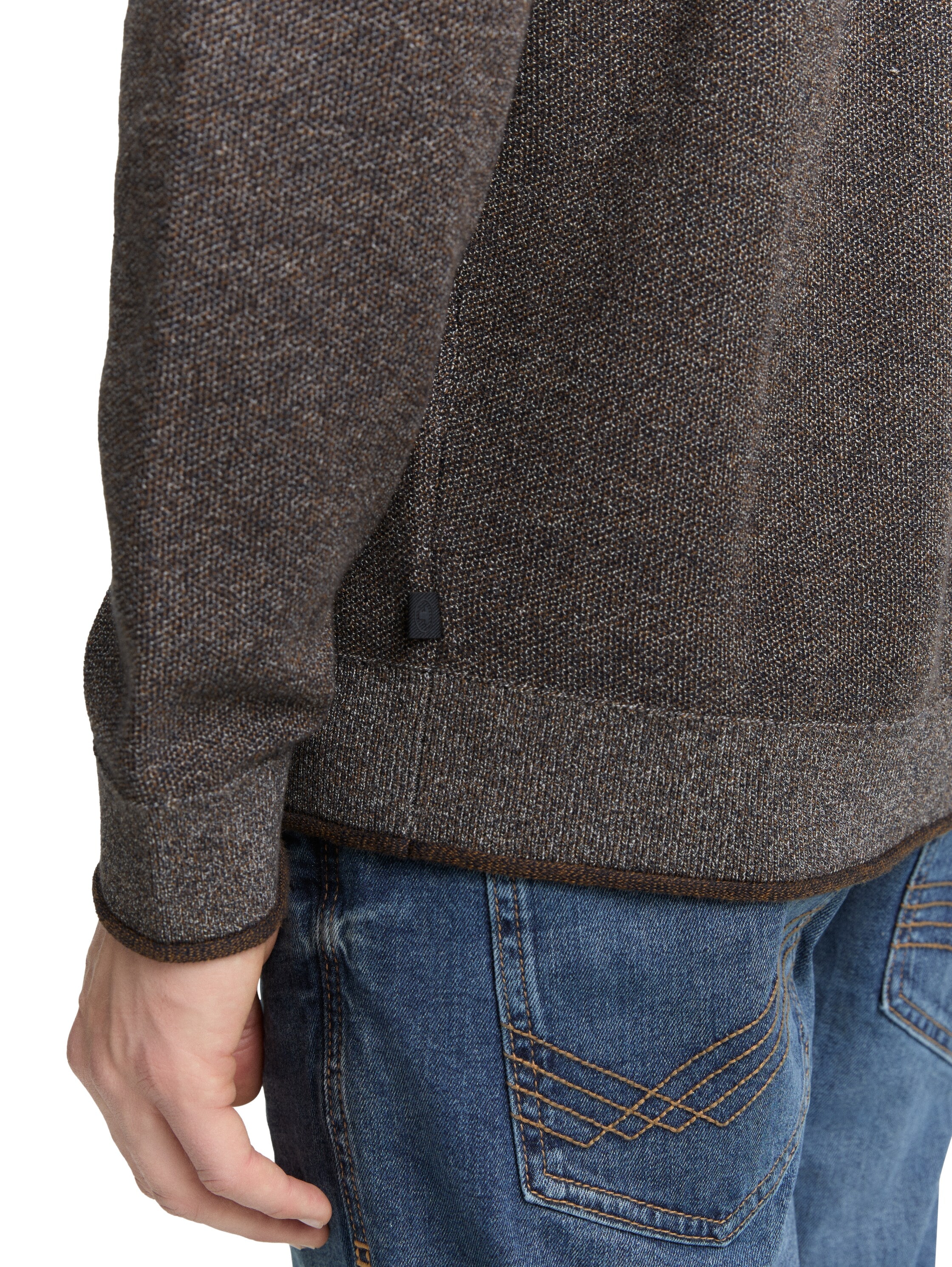 TOM TAILOR Strickpullover, im Streifen-Look