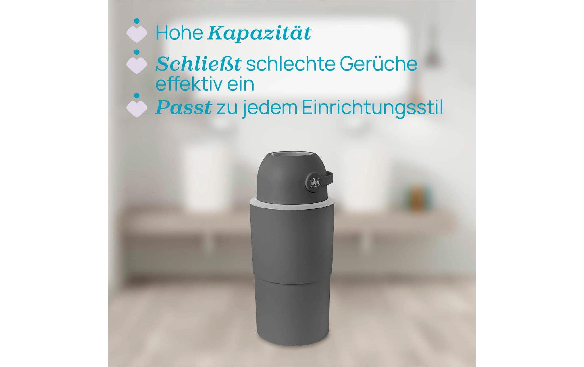 Chicco Windeleimer »Chicco Windeleimer Odour Off XL Stone 45 l Steingrau«