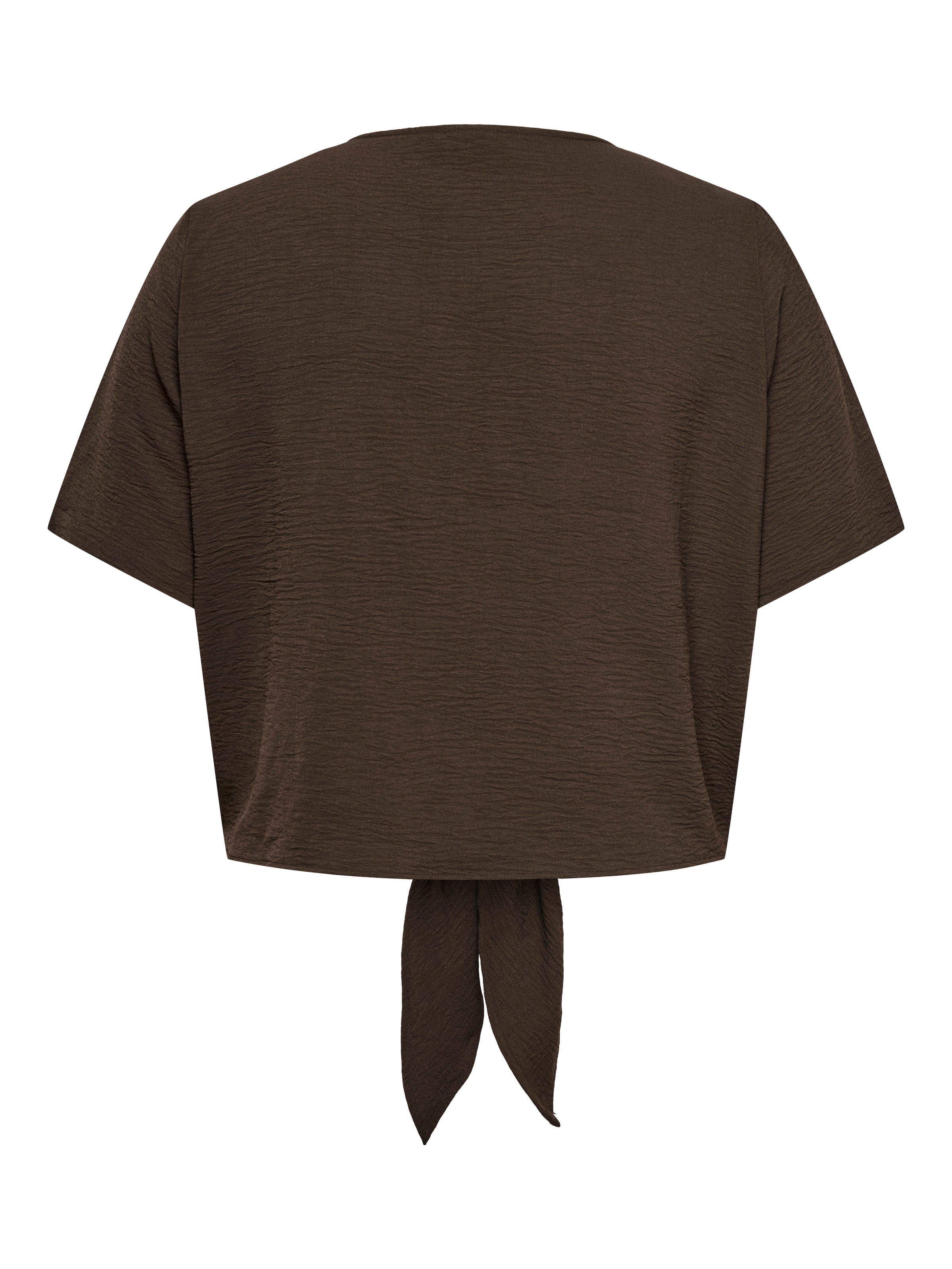 ONLY CARMAKOMA V-Shirt »CAREVALOU METTA 2/4 KNOT SHIRT WVN«