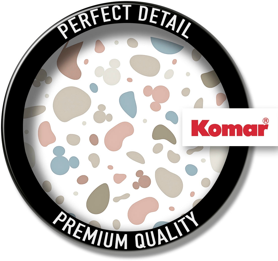 Komar Wandtattoo »Mickey Head Terrazzo Bambino - Grösse 125 x 125 cm«, (1 St.), rund und selbstklebend