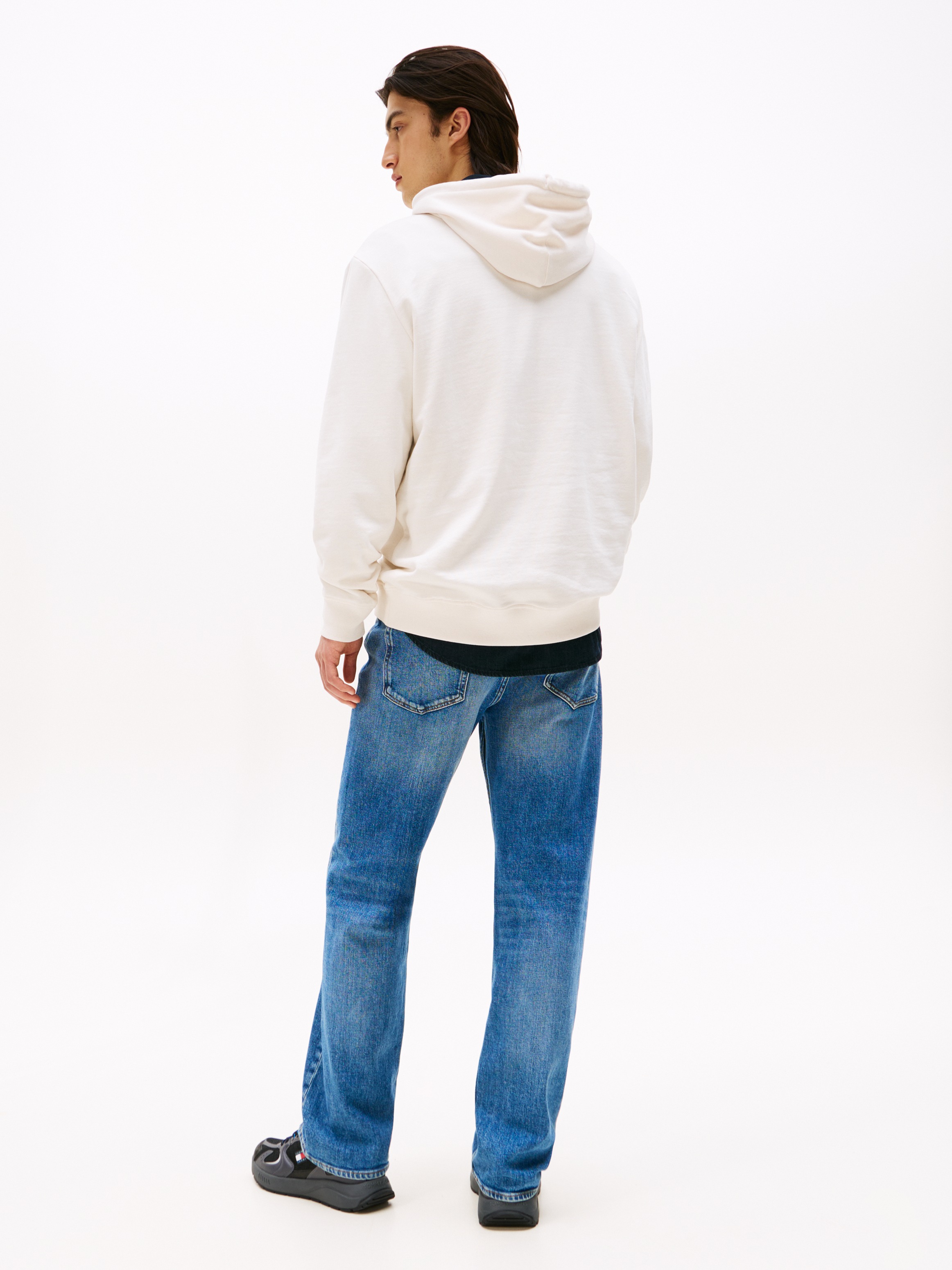 Tommy Jeans Hoodie »TJM RWB FLAG«, Regular Fit, Sweatshirt, mehrfarbiger Print
