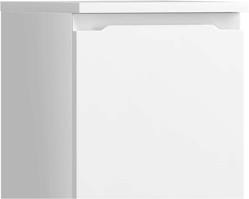 welltime Armoire intermédiaire »CABO, gedämpfte Scharniere« blanc mat, design sans poignées, réversible