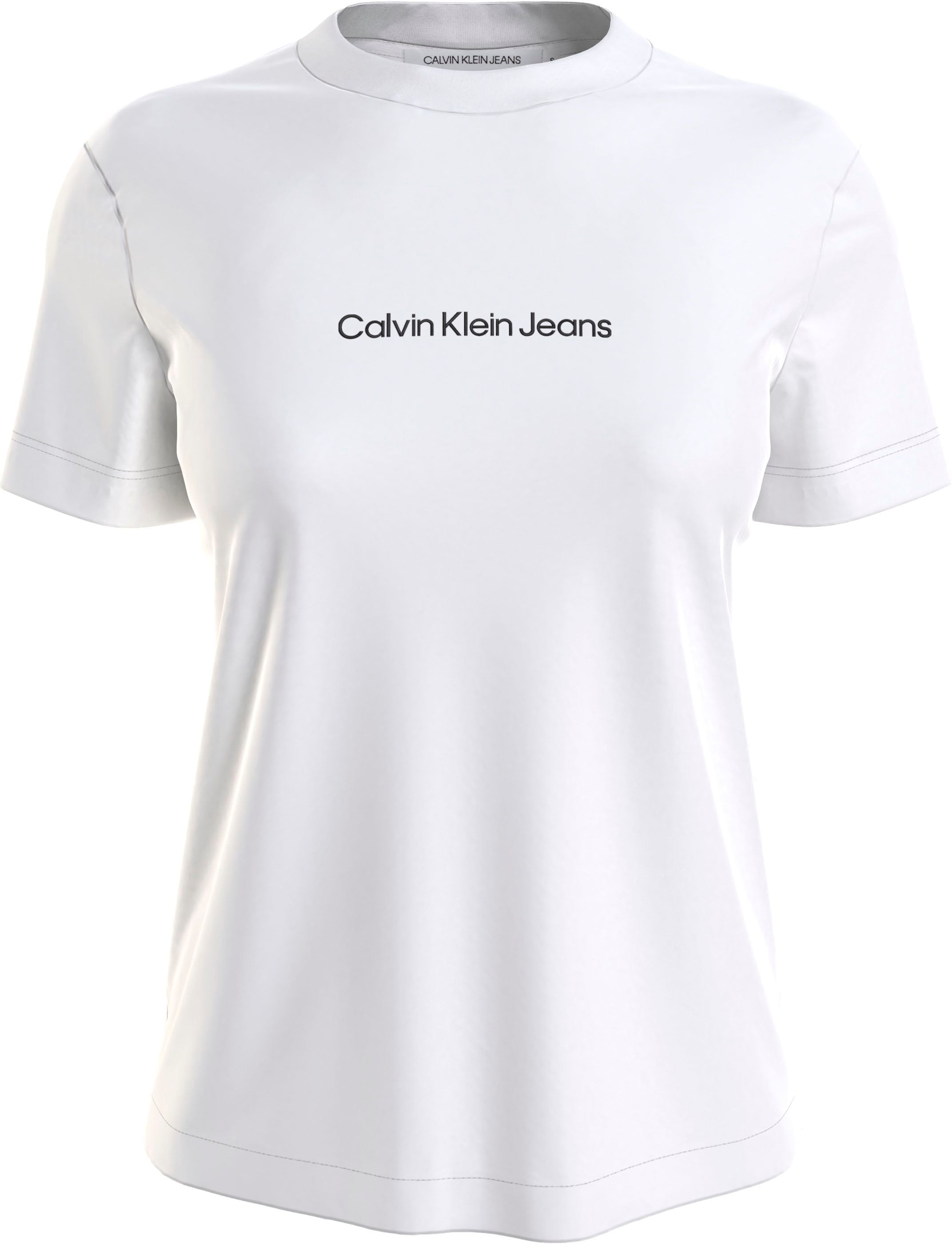 [Versand täglich außer an Feiertagen] ♕ Calvin Klein Jeans Baumwolle reiner T-Shirt, auf aus versandkostenfrei