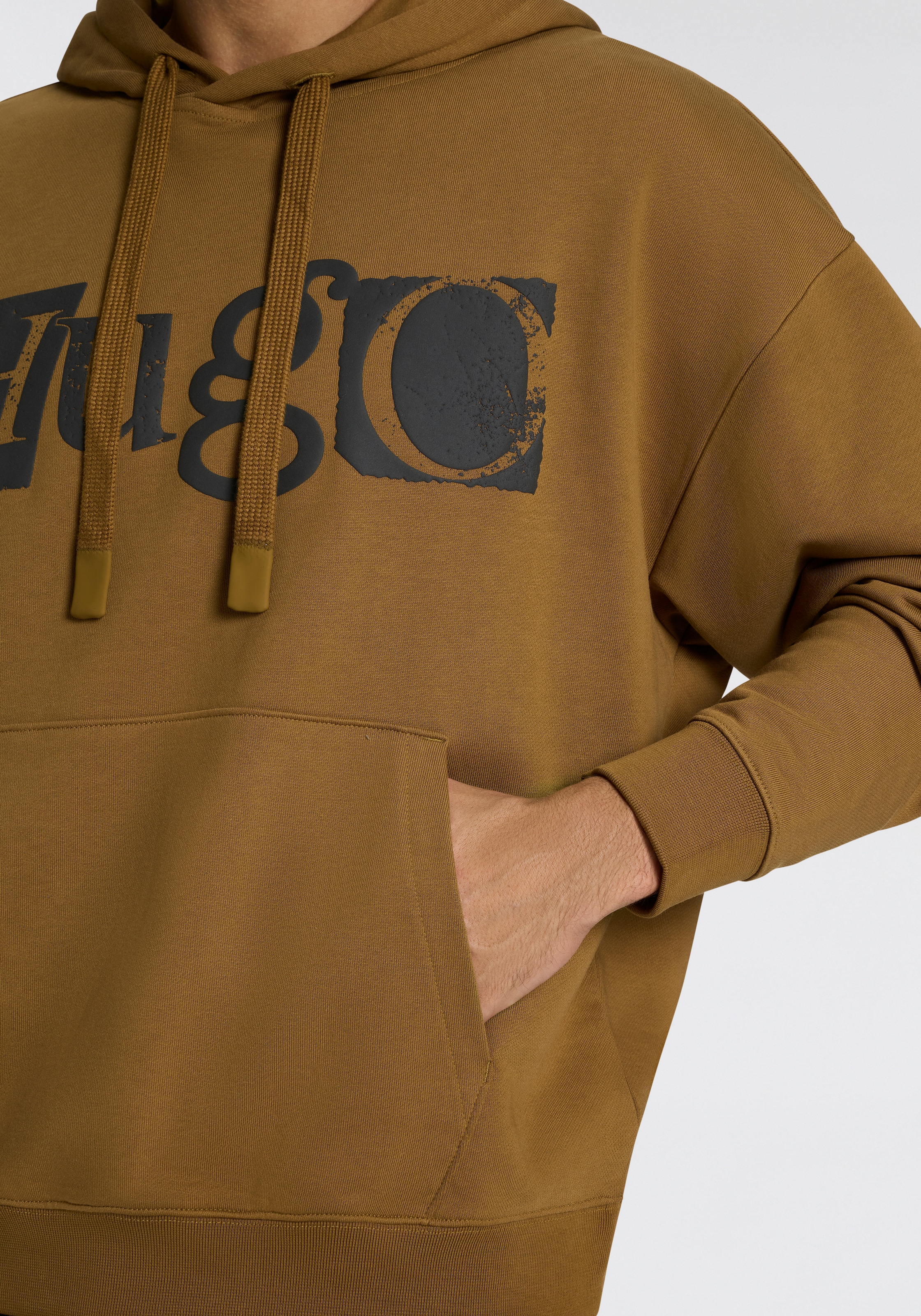HUGO Blue Kapuzensweatshirt »Nildi«, mit grossem HUGO-Druck