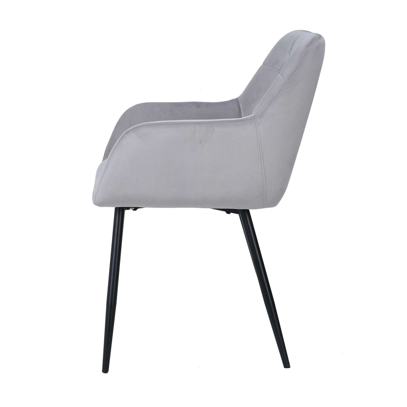 GOODproduct Esszimmerstuhl »Bostony« () 2 Stk.gepolsterte Rückenlehne, Armlehne und Sitzfläche, Sitzhöhe 49 cm