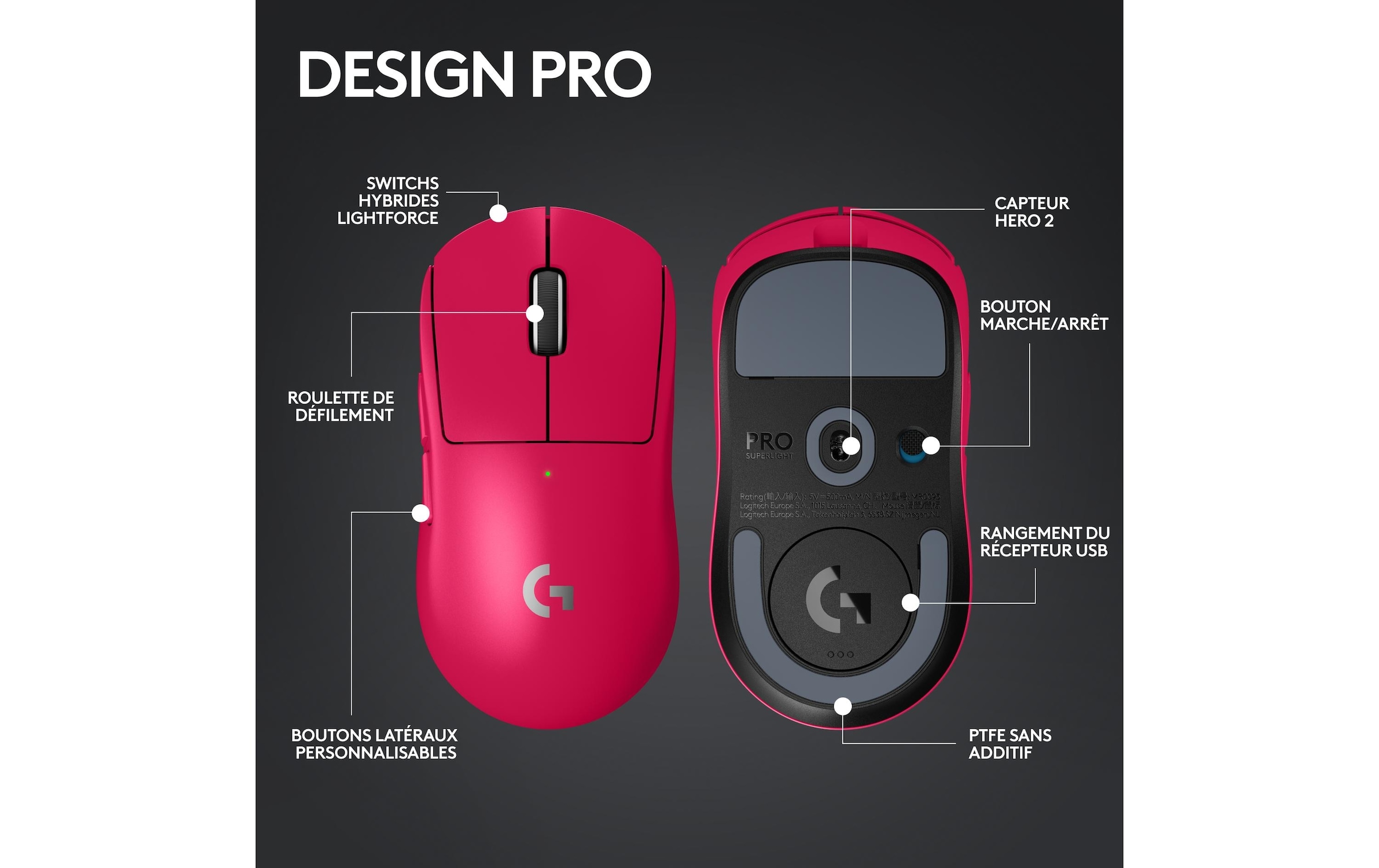 Logitech Gaming-Maus »Pro X Superlight 2 Lightspeed«, kabellos