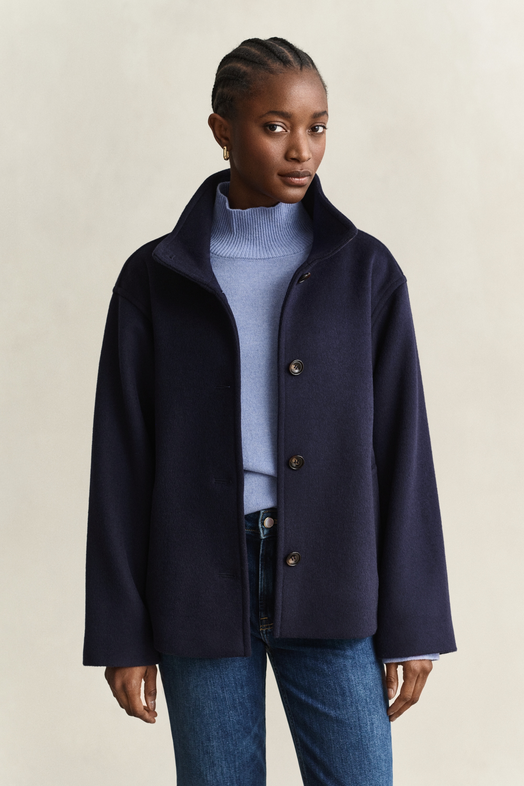 Image of Gant Wolljacke "WOOL BLEND" mit Kaschmir-Anteil, relaxed fit