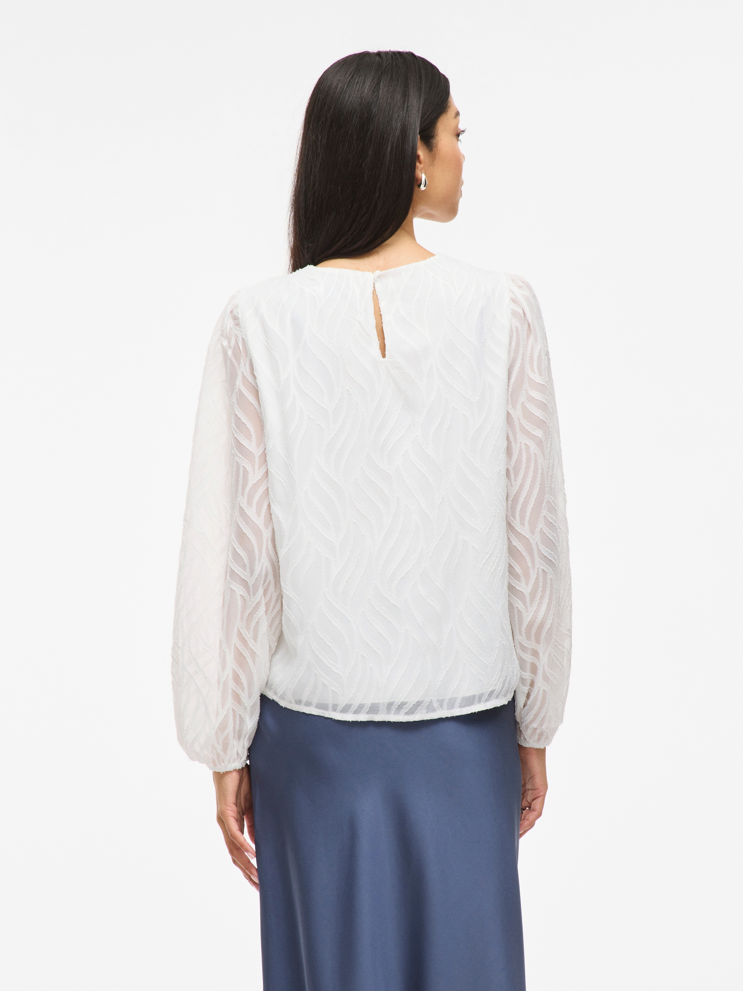Vila Blusenshirt »VIMIKA O-NECK L/S TOP - NOOS«