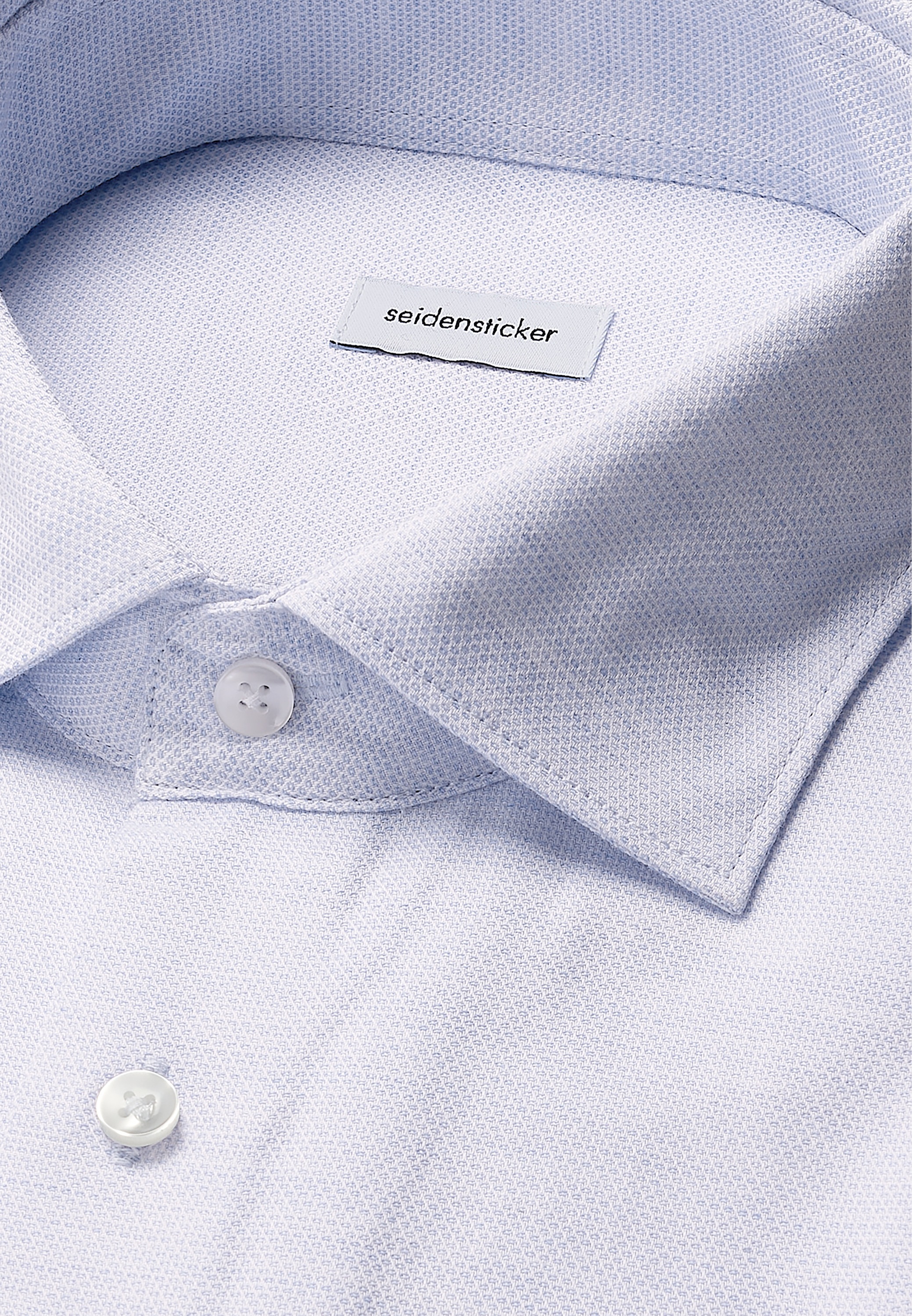 seidensticker Flanellhemd »Schwarze Rose« Regular 1/1 Kentkragen Struktur