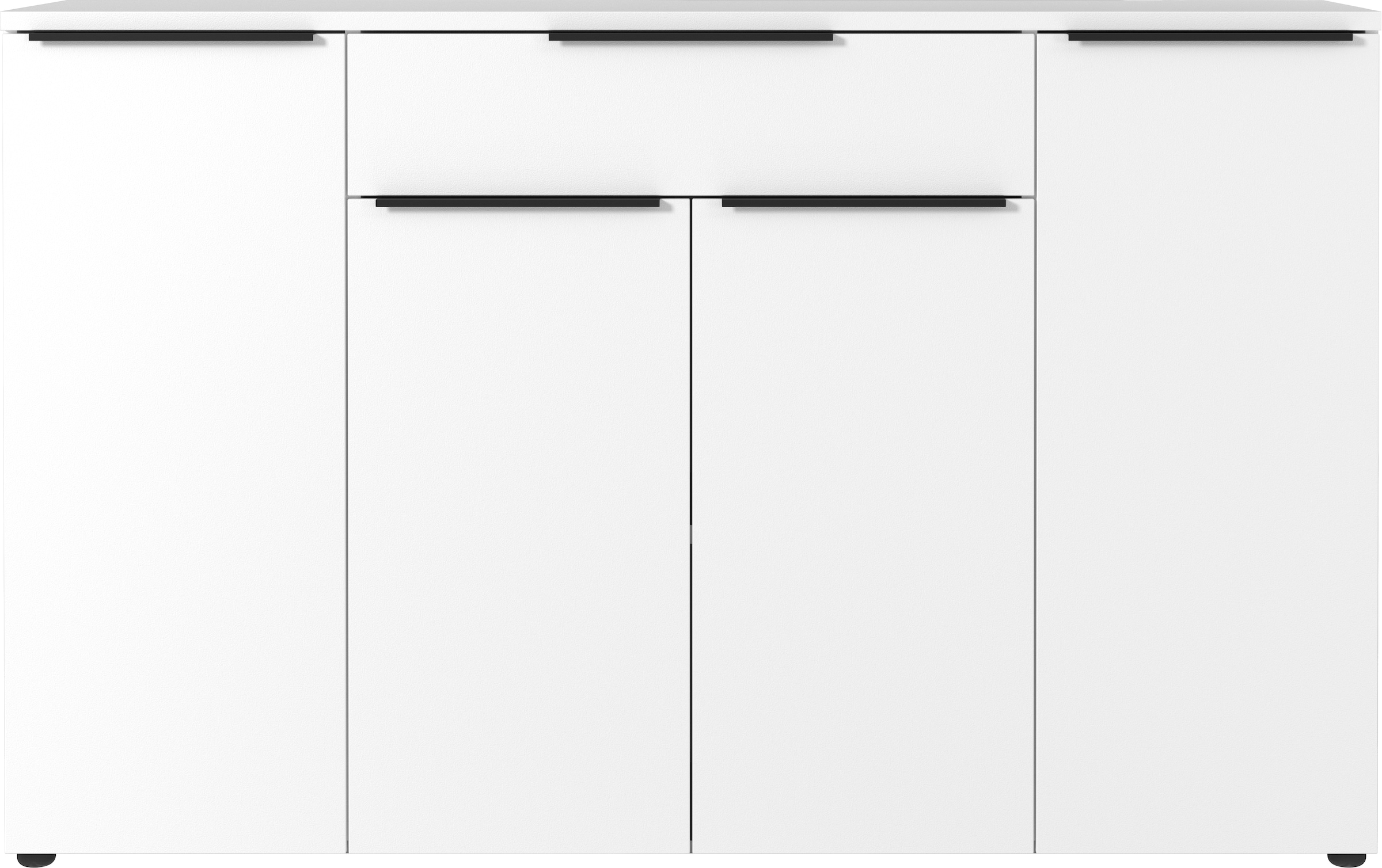 GERMANIA Büromöbel-Set »Mailand«, (4 tlg.), inkl. Schreibtisch, Rollcontainer, Raumteiler und Sideboard