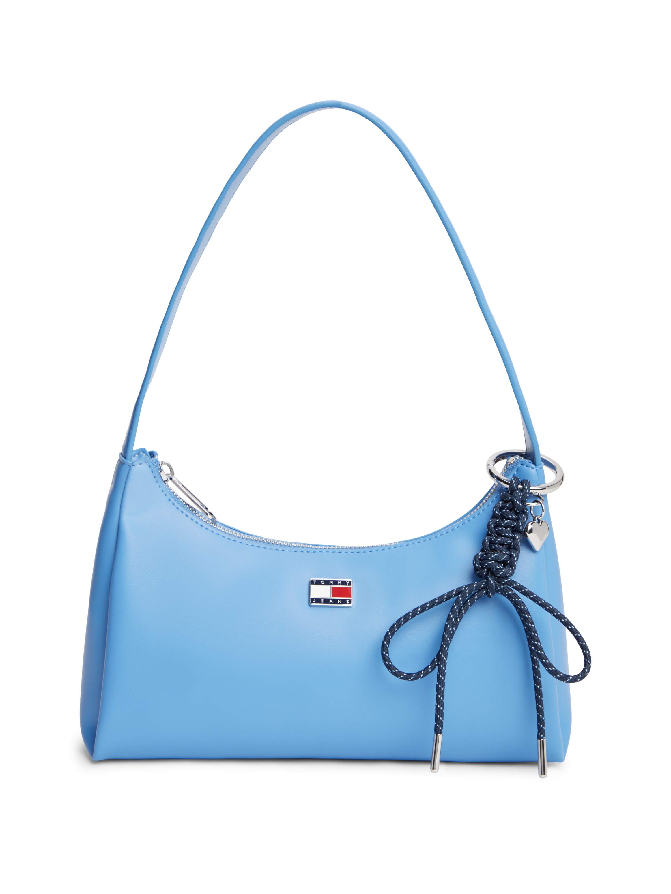 Tommy Jeans Sac à bandoulière »TJW CITY CHARM SHOULDER BAG« Sac à épaule femme, sac à main avec élément décoratif coloré
