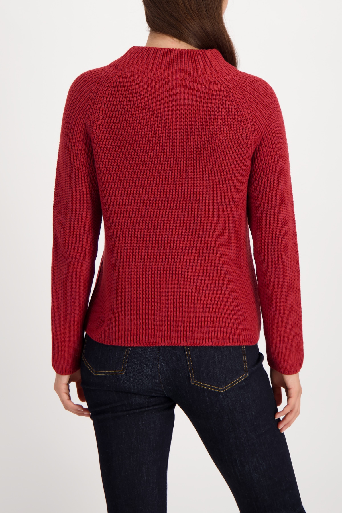 Monari Pull en tricot Regular fit mit Rundhalsausschnitt