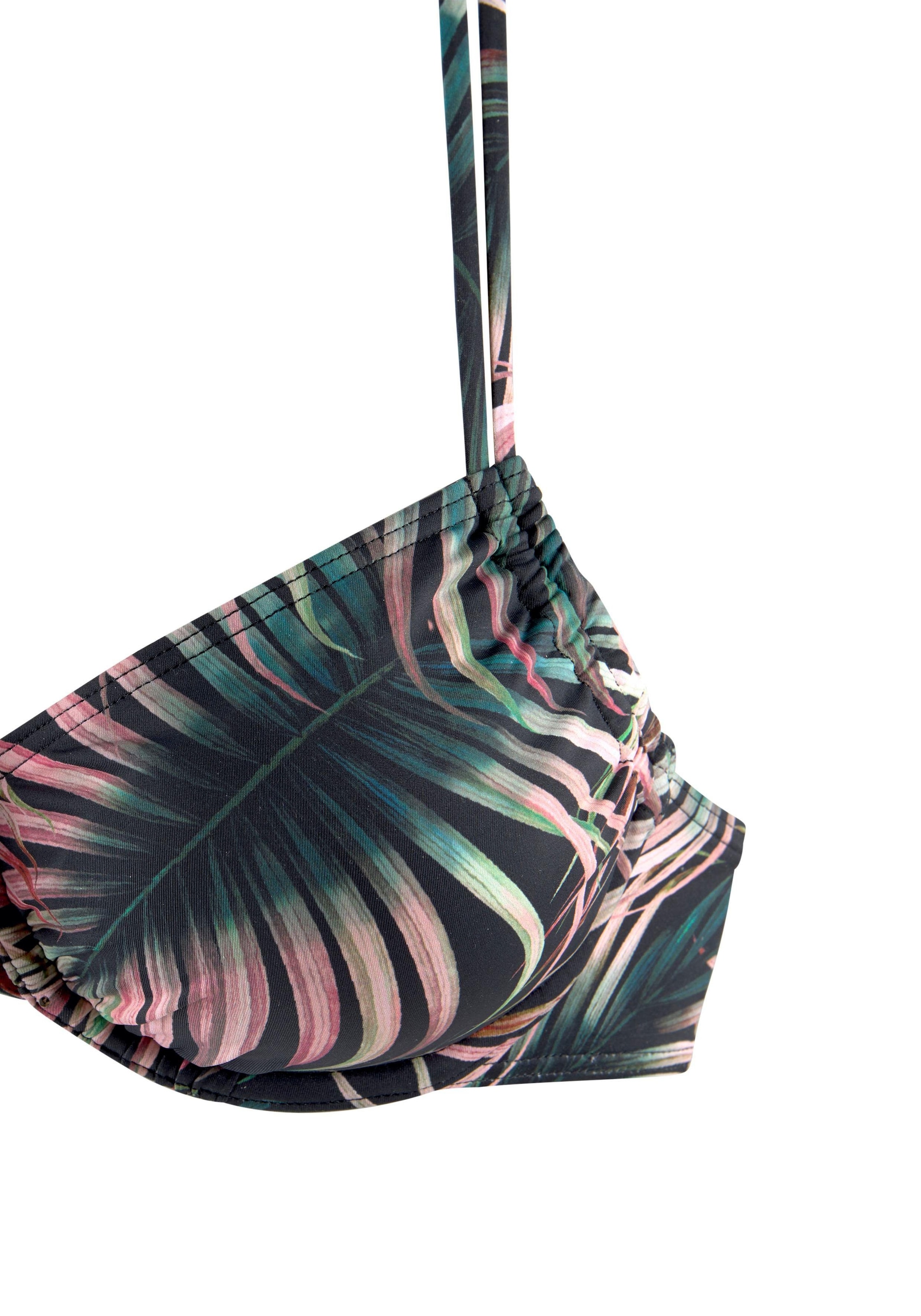 LASCANA Bügel-Bikini-Top »Reese«, mit Palmendruck