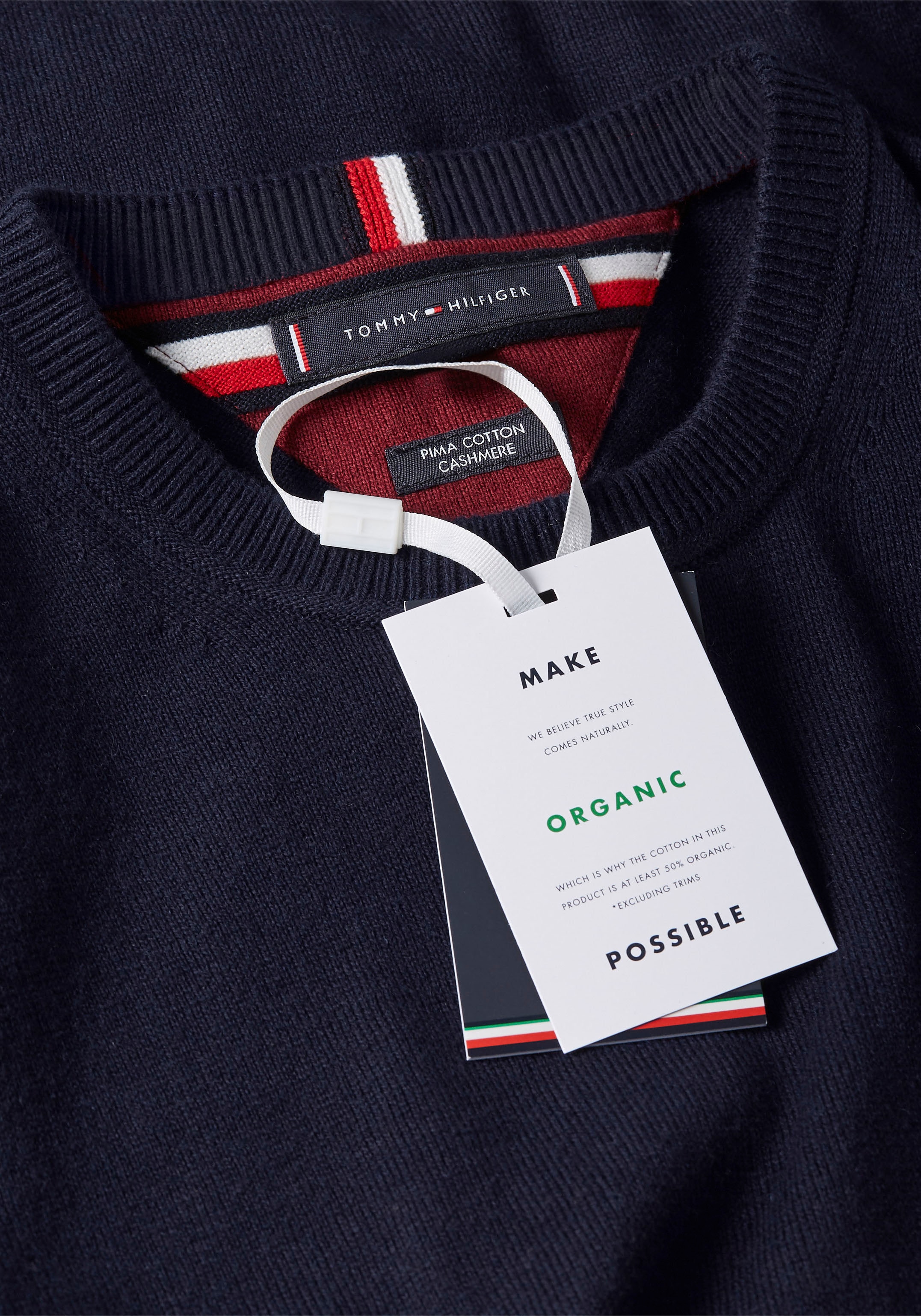 Tommy Hilfiger Big & Tall Rundhalspullover »BT-PIMA ORG CTN CASHMERE CN-B«