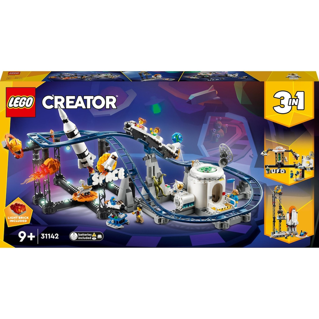 LEGO® Spielbausteine »Weltraum-Achterbahn 3«, (874 St.)