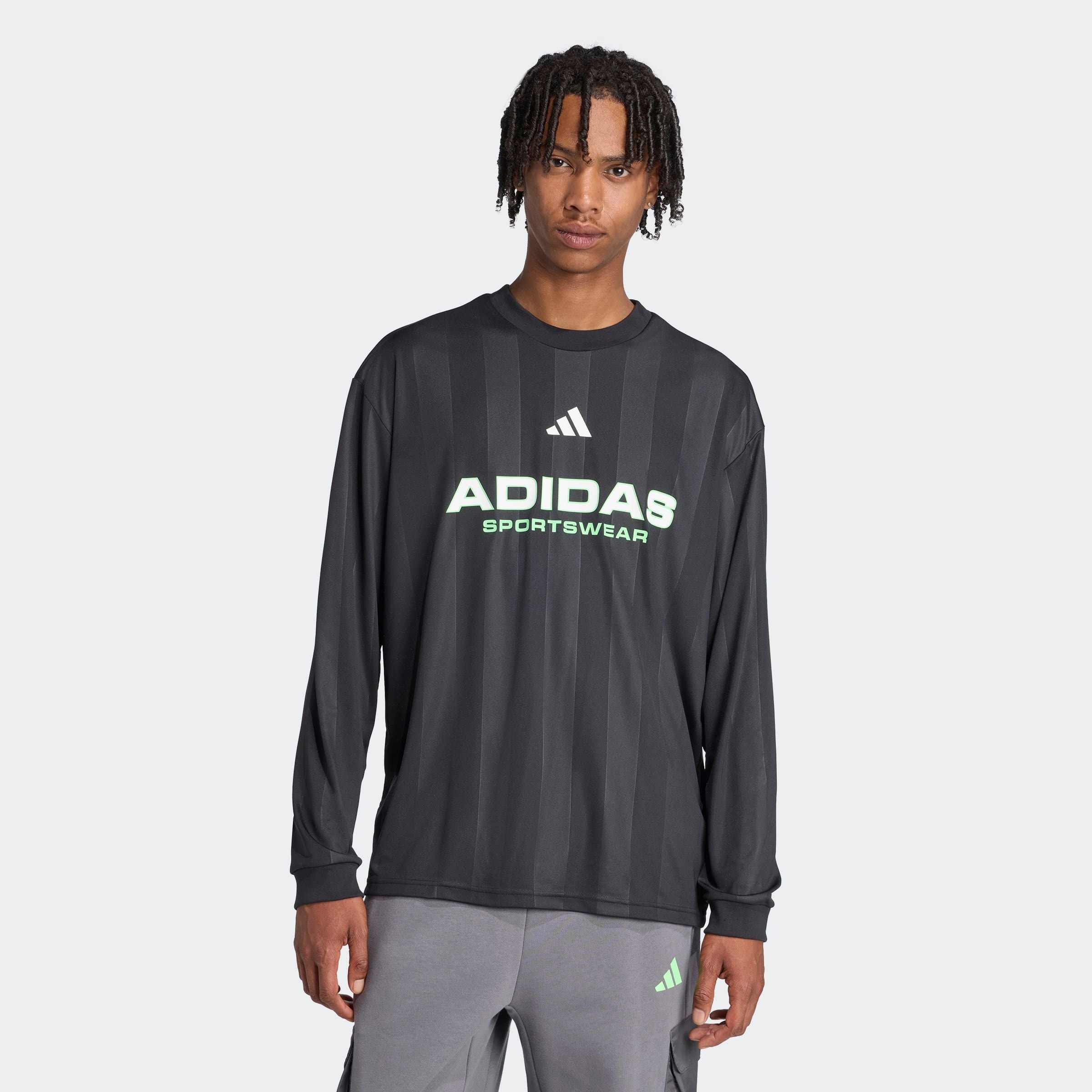 Image of adidas Sportswear Langarmshirt "LANGÄRMELIGES JERSEY AUS JACQUARD"