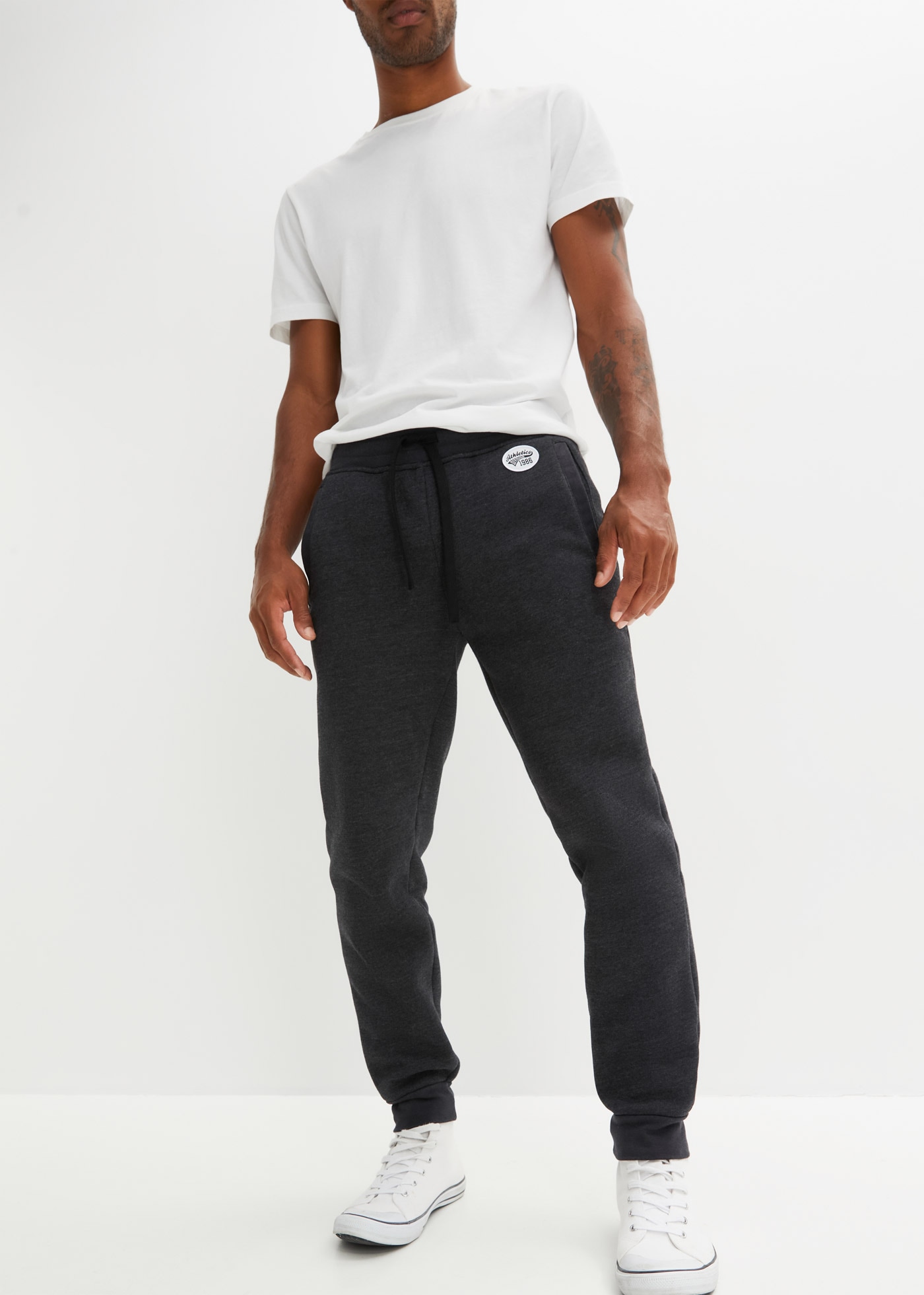 Image of bonprix Sweathose aus Baumwolle, Polyester und Elasthan, mit Teddyfutter, Regular Fit