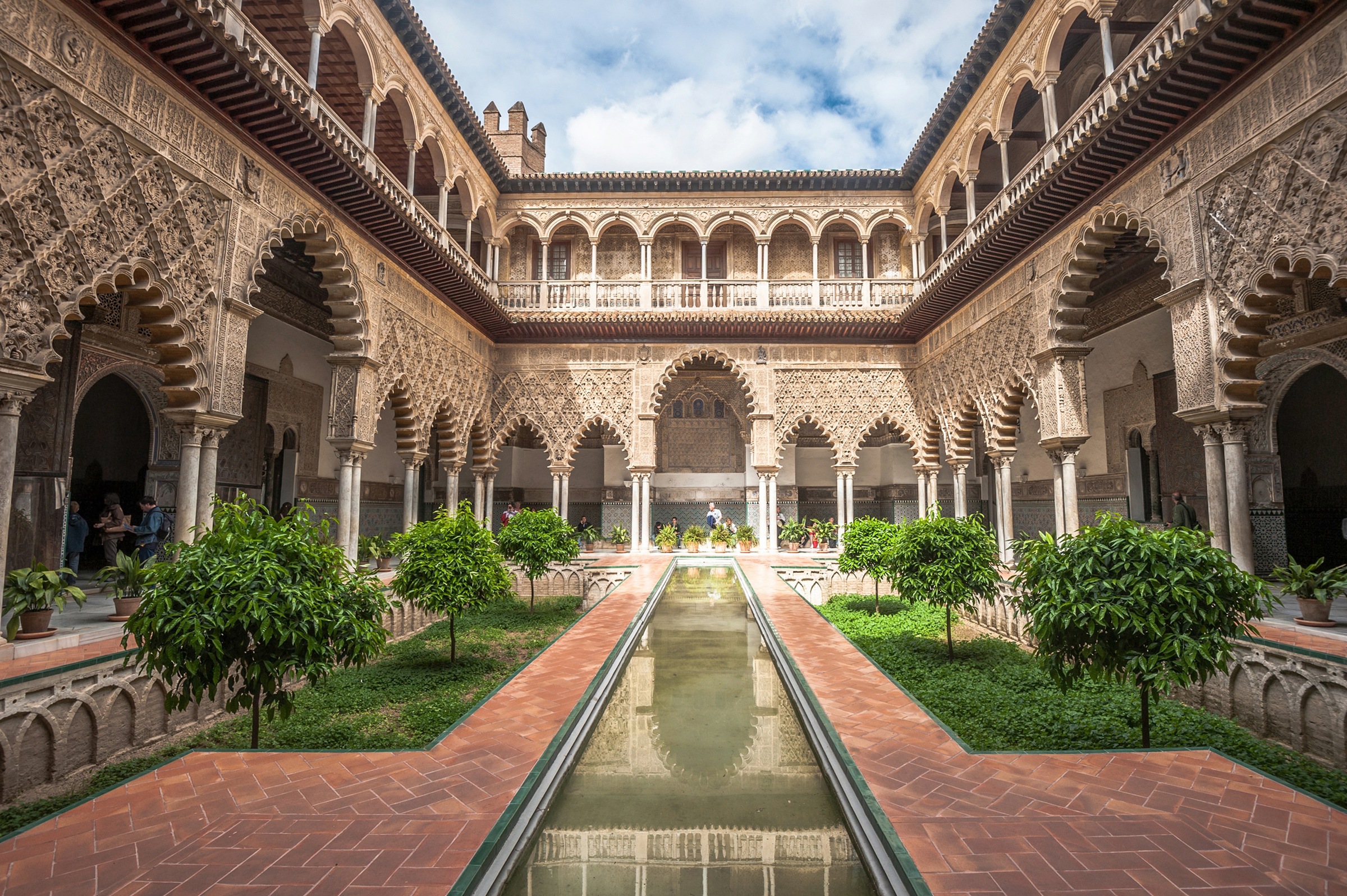 Image of Papermoon Fototapete "ARCHITEKTUR-ALCAZAR SEVILLA PALAST"
