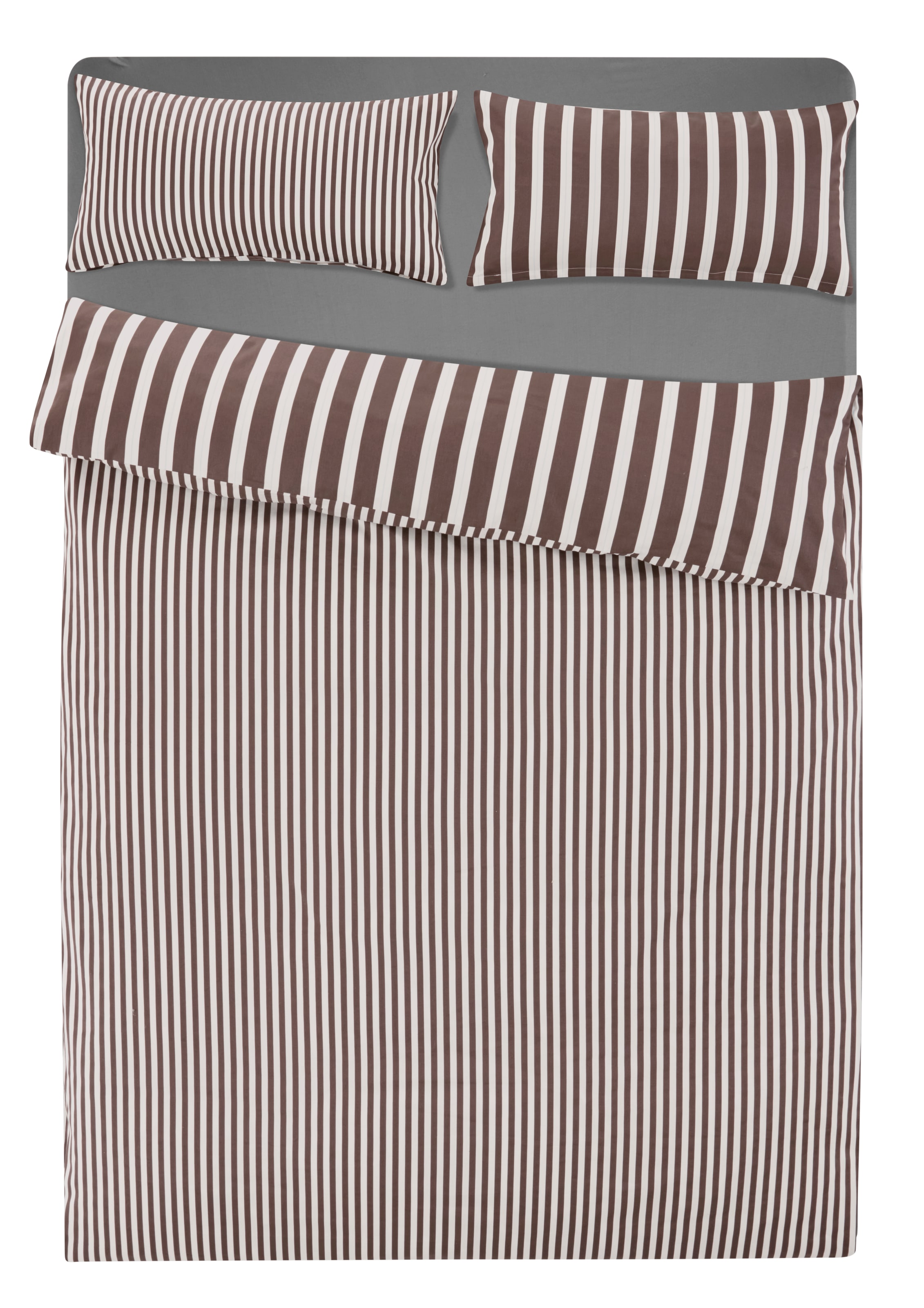 homsy by Ana Johnson Linge de lit réversible »Cosimera« 2 à partir de taille 135x200 cm, avec rayures, 70% coton, 30% lyocell (TENCEL™)