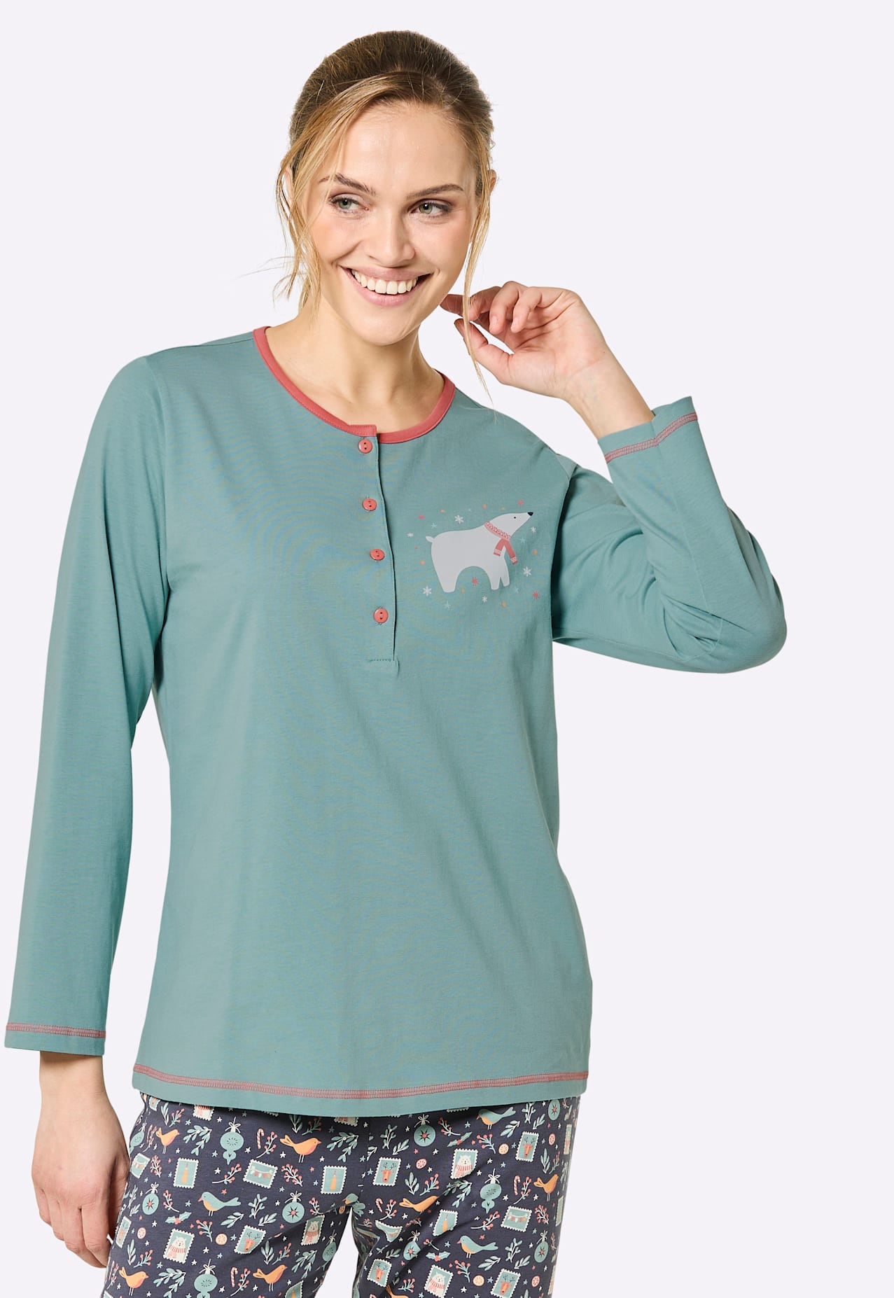 comtessa Pyjamaoberteil "Schlafanzug-Shirt" 1