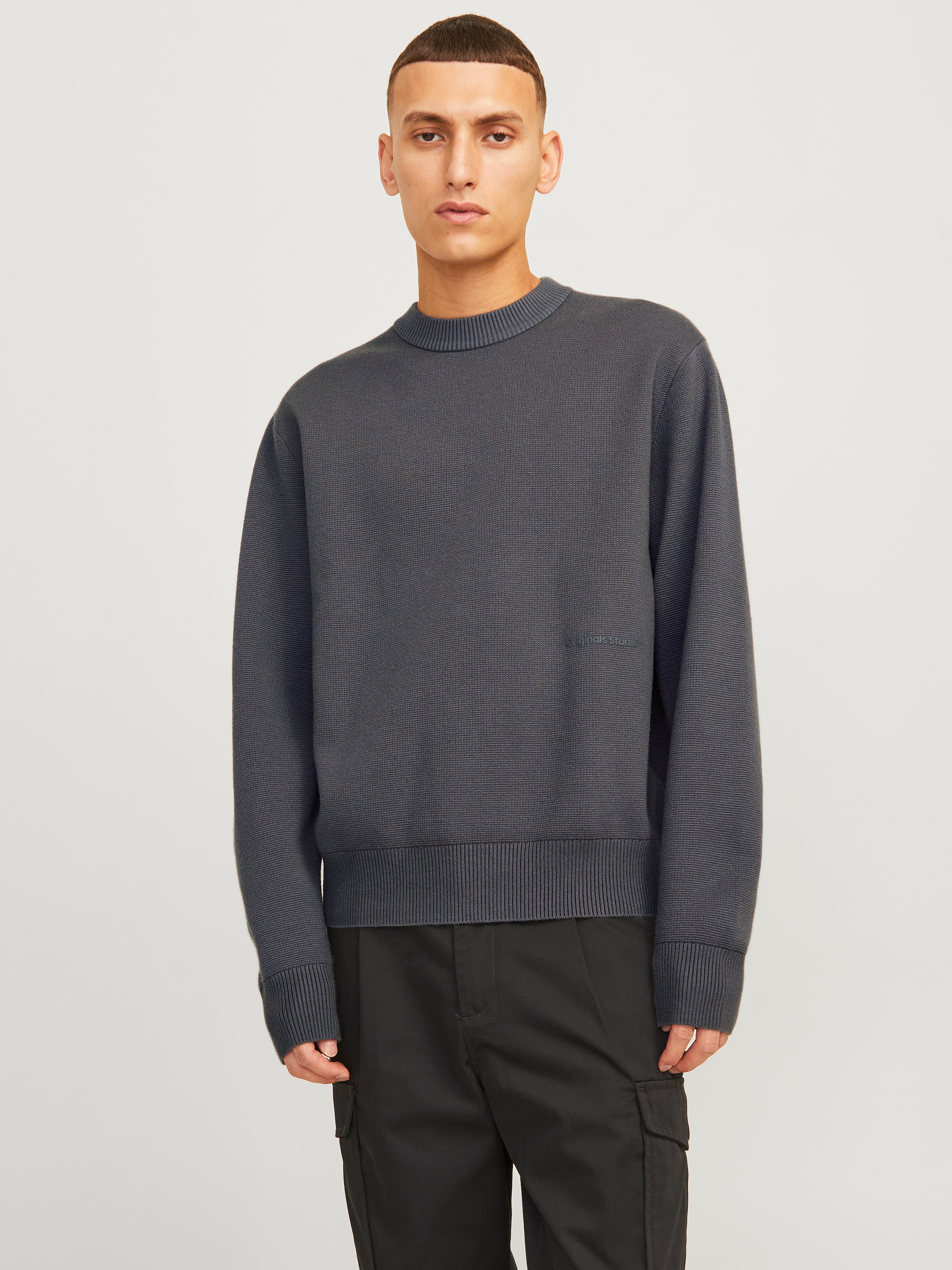 Image of Jack & Jones Rundhalspullover "JORVESTERBRO KNIT CREW NECK SN"