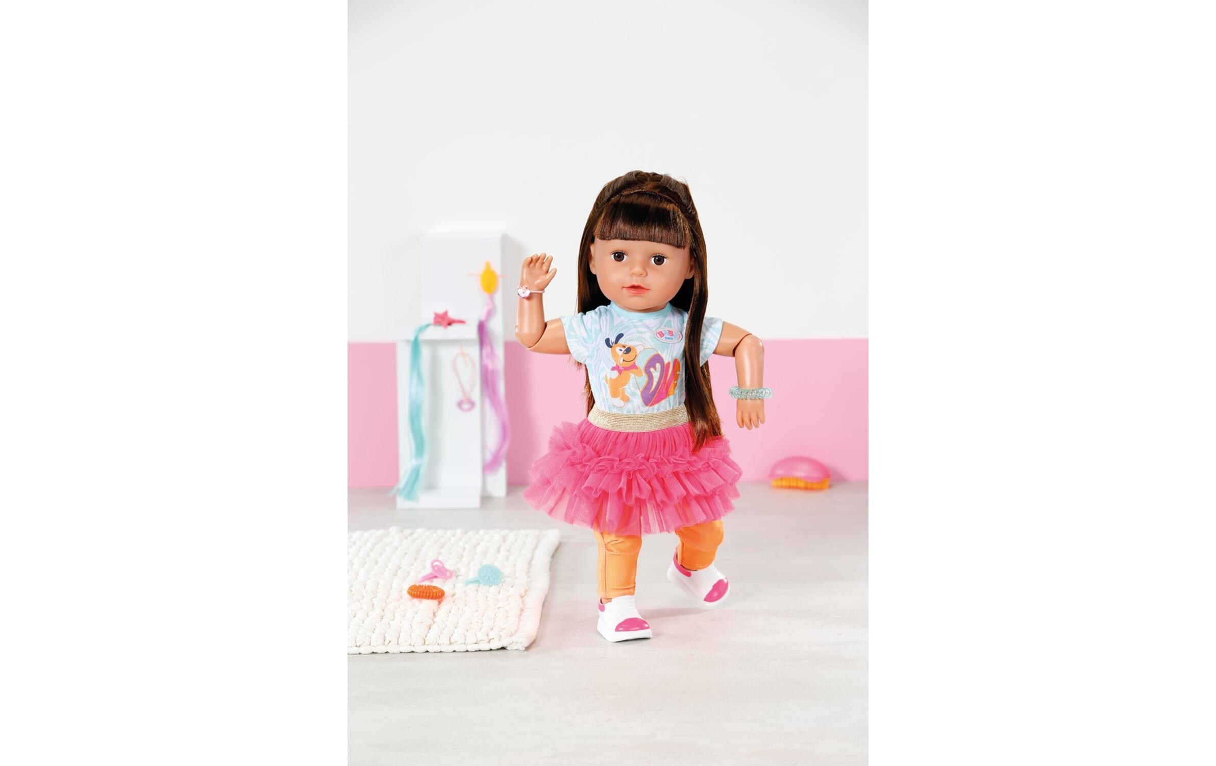 Baby Born Anziehpuppe »Sister Play & Style 43 cm brunette«