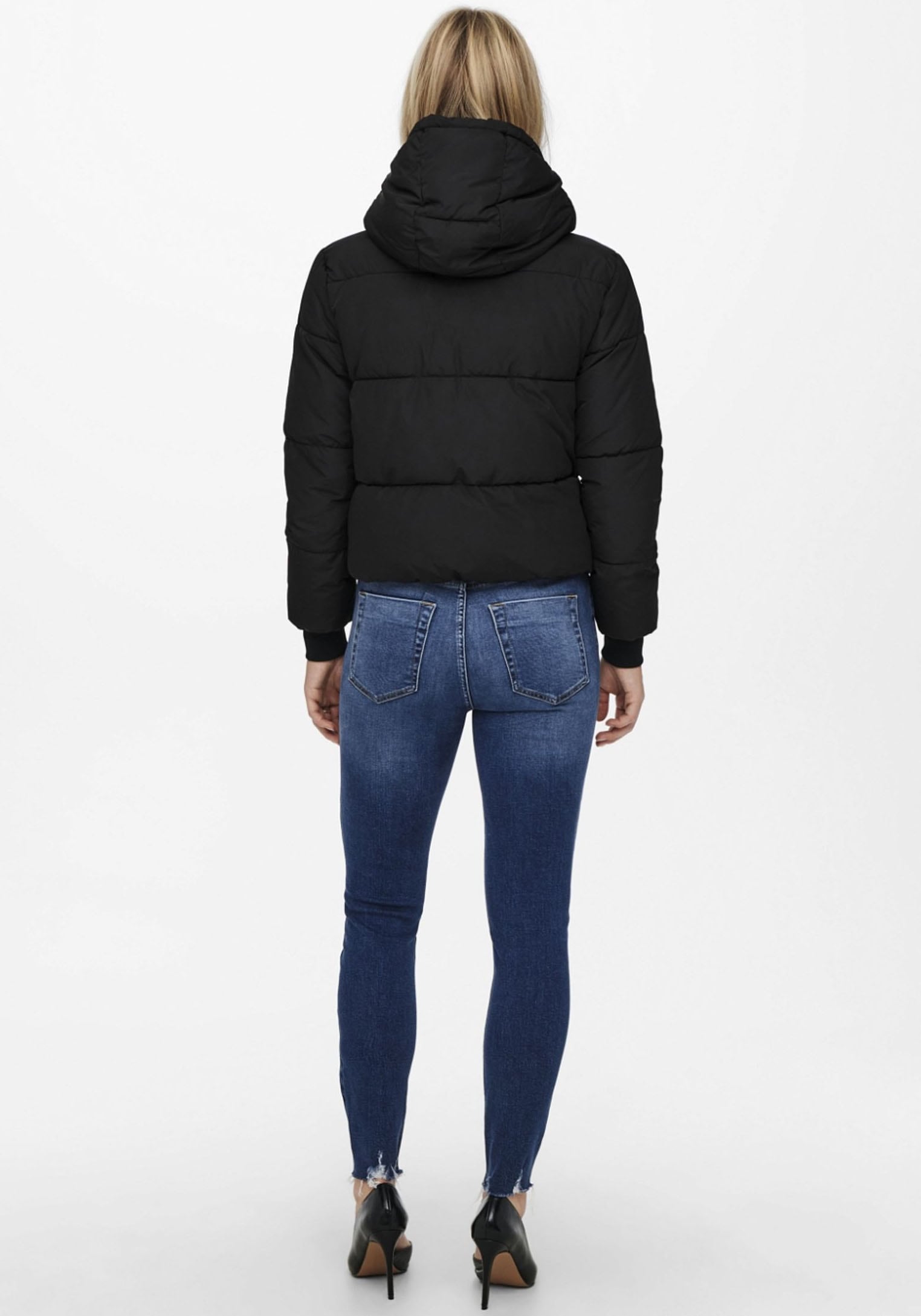 JDY Steppjacke »JDYNEWERICA LIFE SHORT HOOD JKT OTW NOOS« mit Kapuze