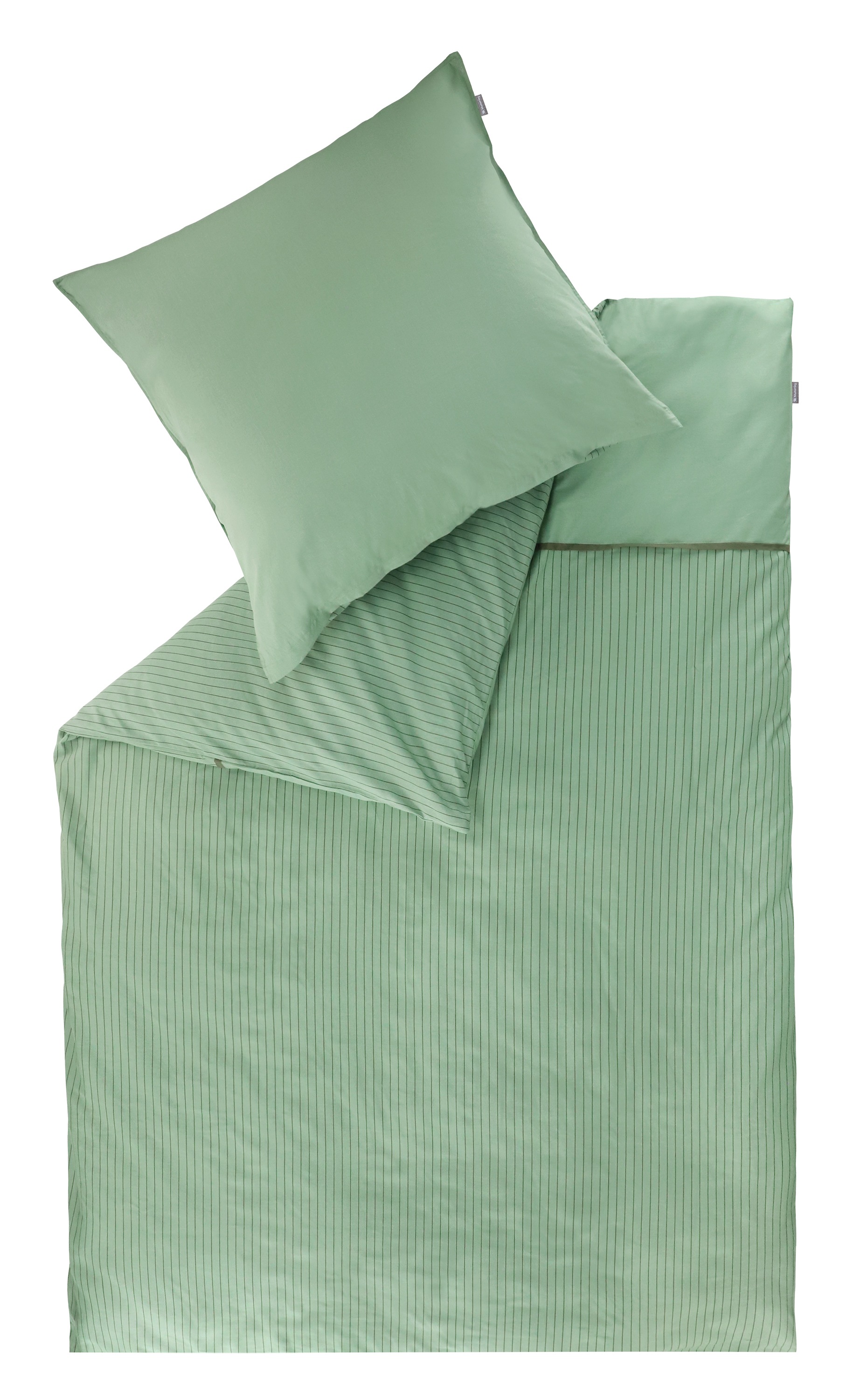 Image of Musterring Wendebettwäsche "Twist" 2 Stk. aus reiner Baumwolle
