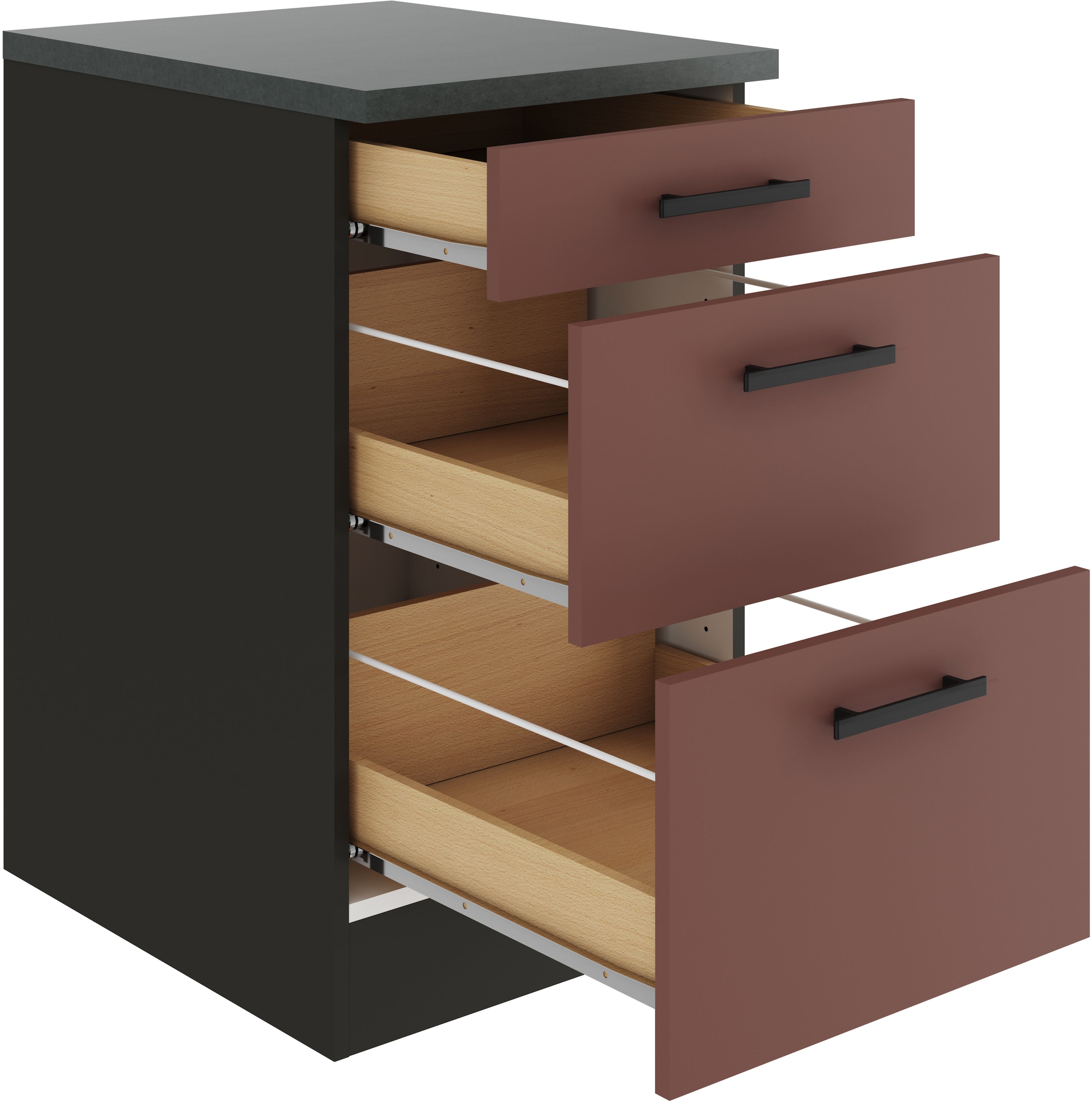 OPTIFIT Unterschrank »Palma«, Breite 50 cm, mit 3 Schubkästen