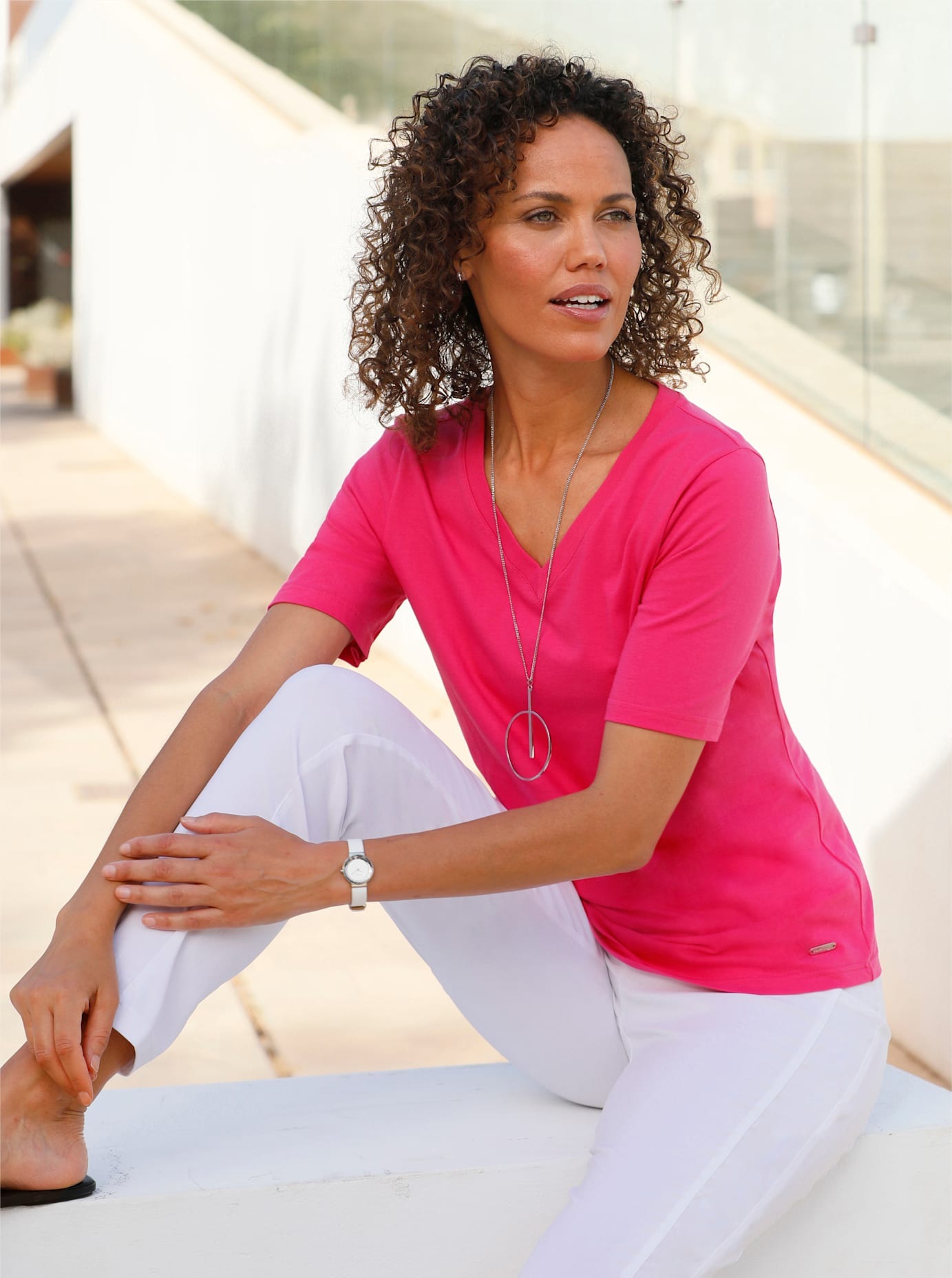 Casual Looks V-Shirt "Kurzarm-Shirt" 1 Stk.