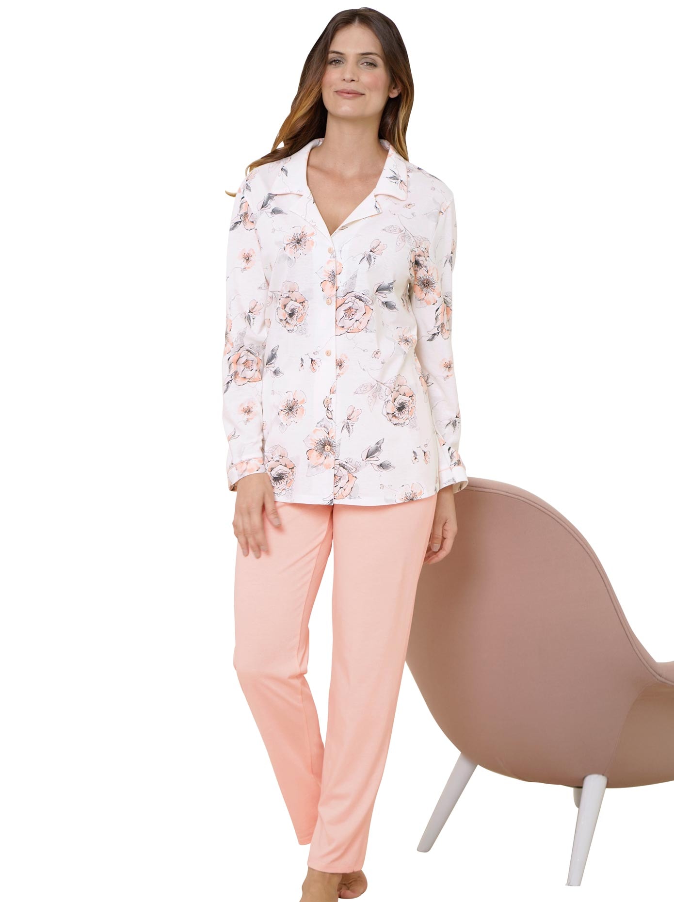 Schlafanzug aus reiner Baumwolle