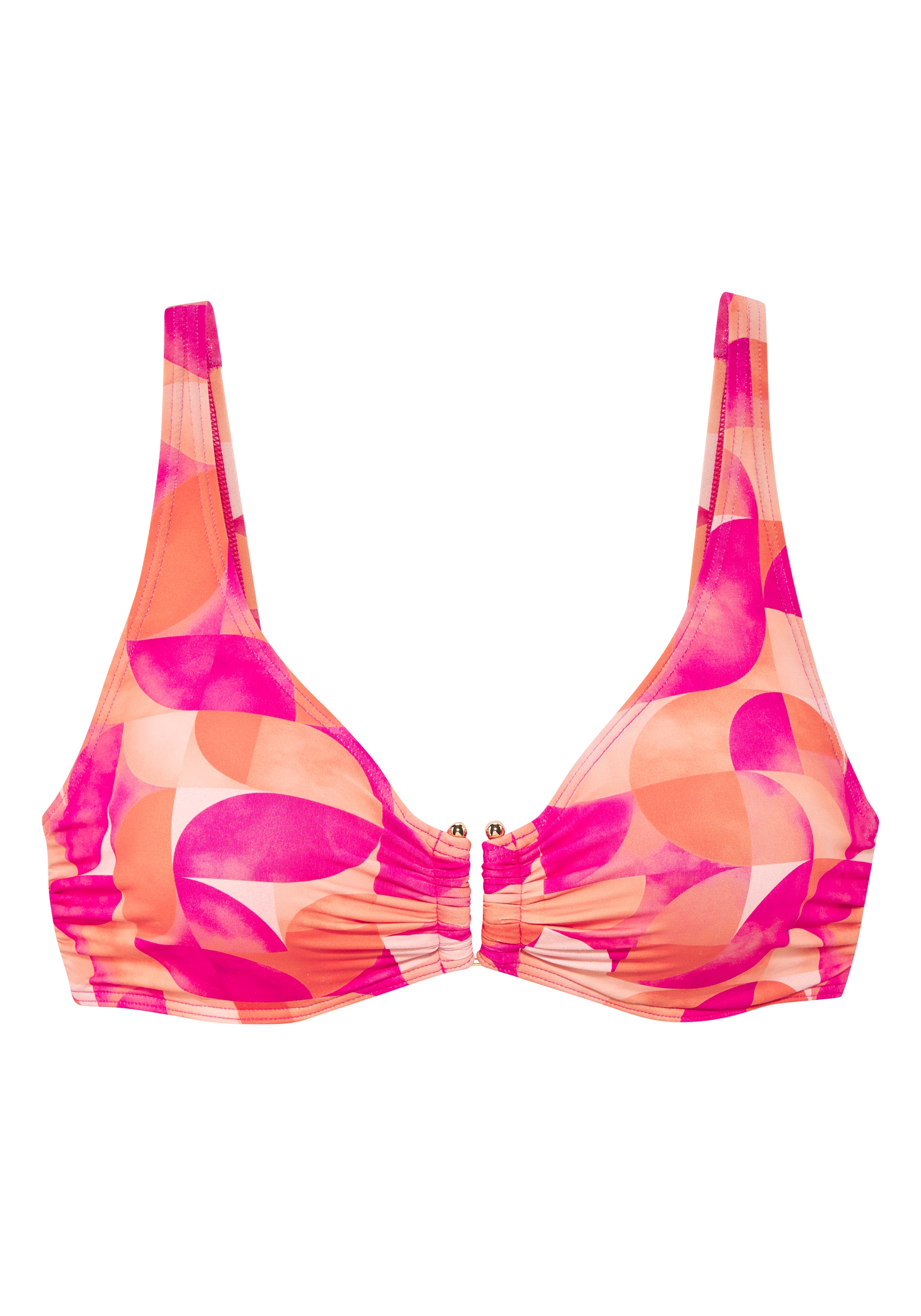 LASCANA Haut de bikini à armatures »Tilly« mit modernem Allover-Print