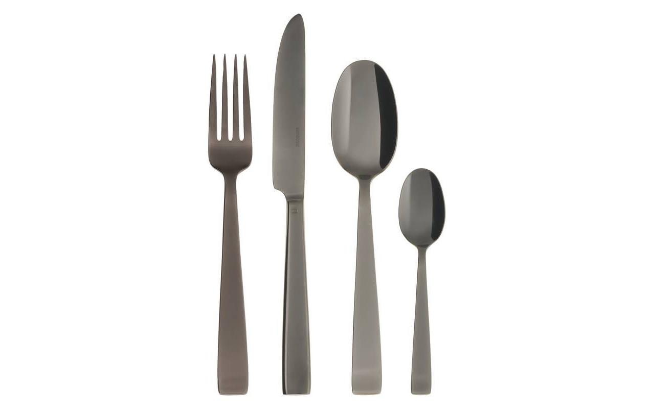 Image of sambonet Besteck-Set »Flat PVD 24-teilig, Schwarz«, (Set, 24 tlg.) bei Ackermann Versand Schweiz