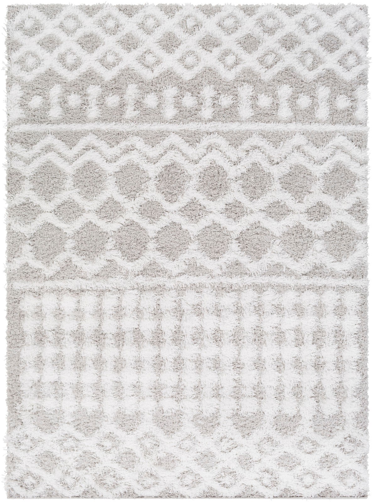 Livabliss Hochflor-Teppich »DUBAI«, rechteckig, 52 mm Höhe, Shaggy Hochflorteppich, Flauschiger, Boho Wohnzimmerteppich/Läufer