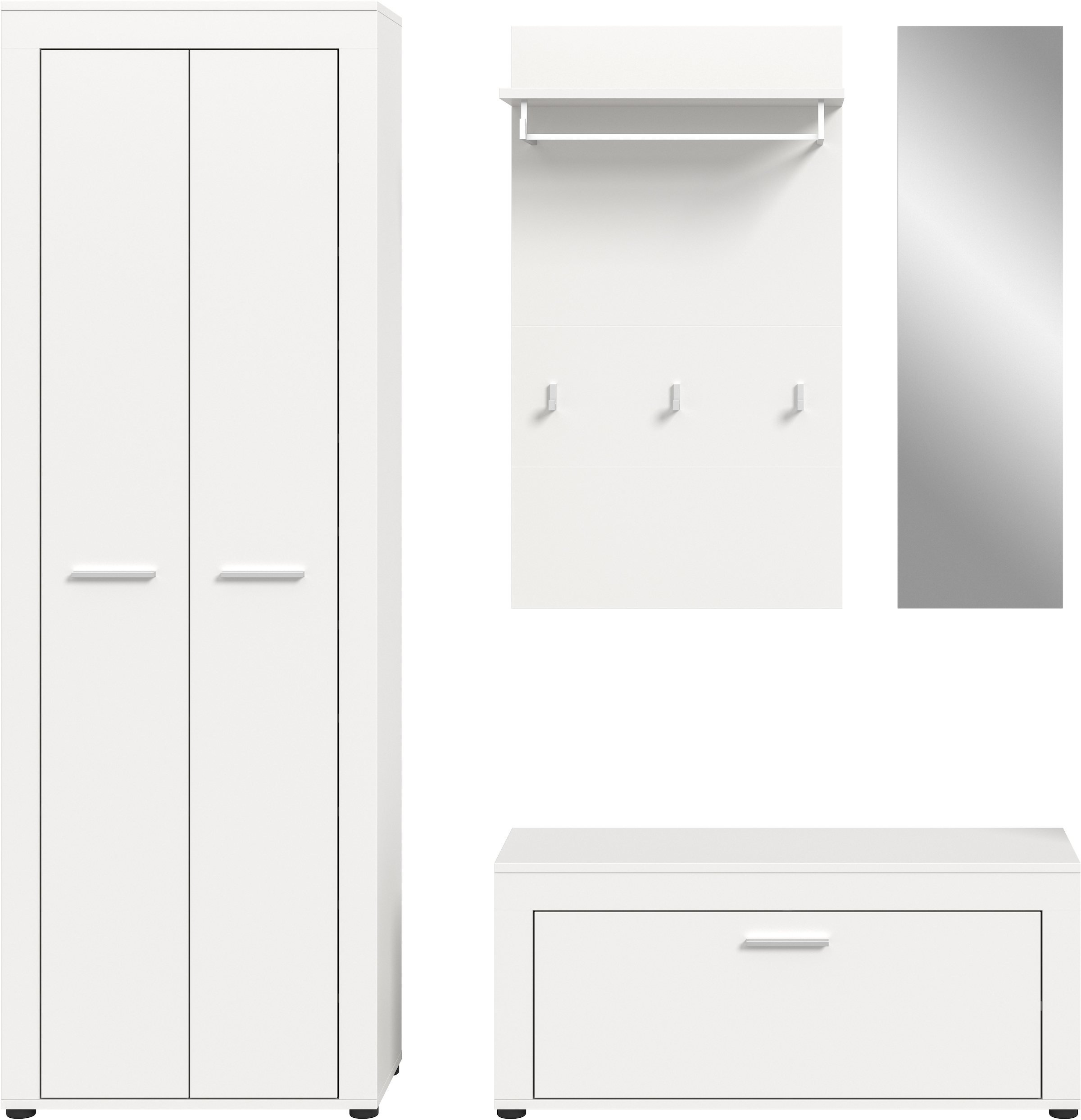 INOSIGN Ensemble de vestiaires »Aosta« Set, 4 cuis tlg.